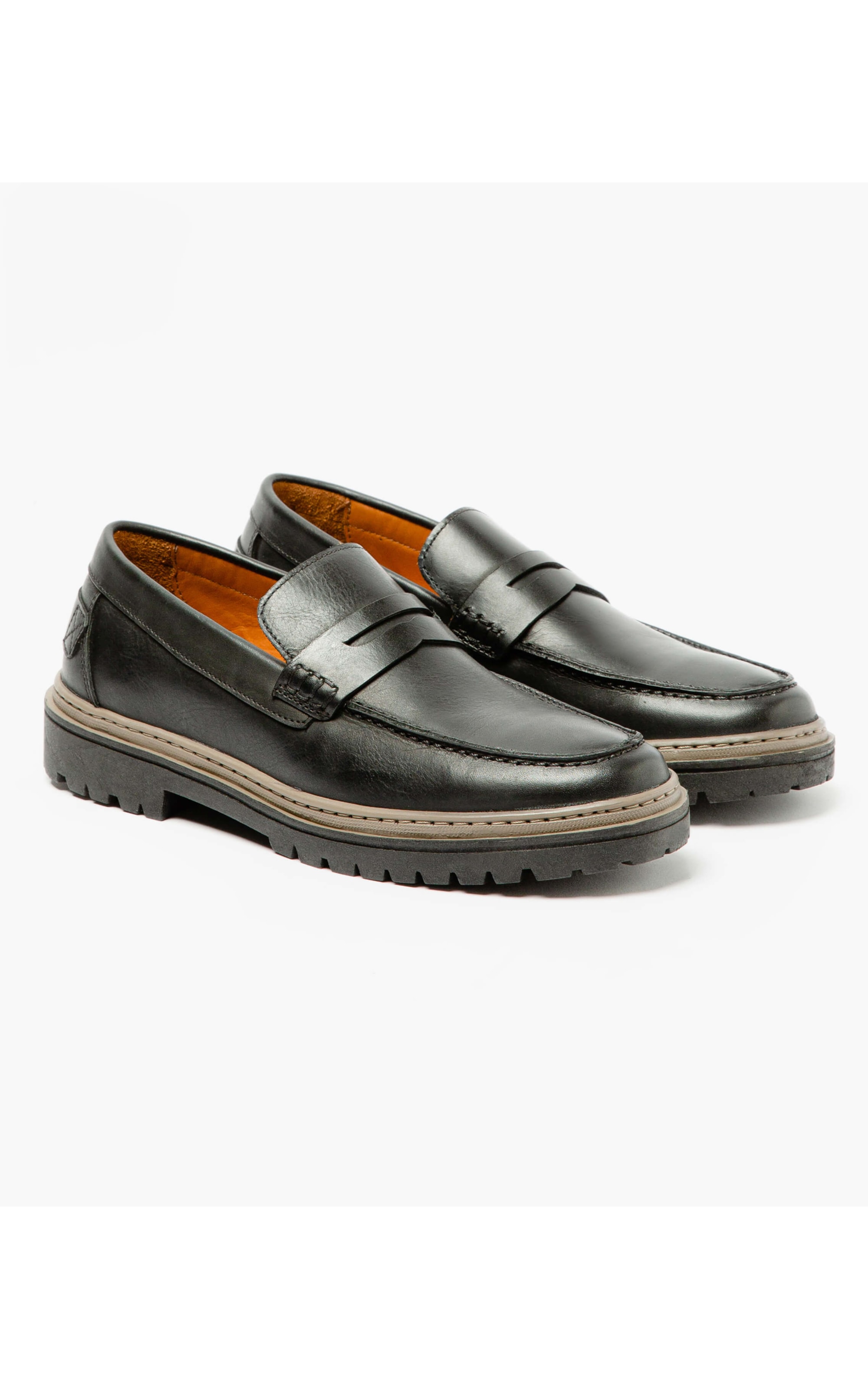 Penny Loafer Rubber Preto