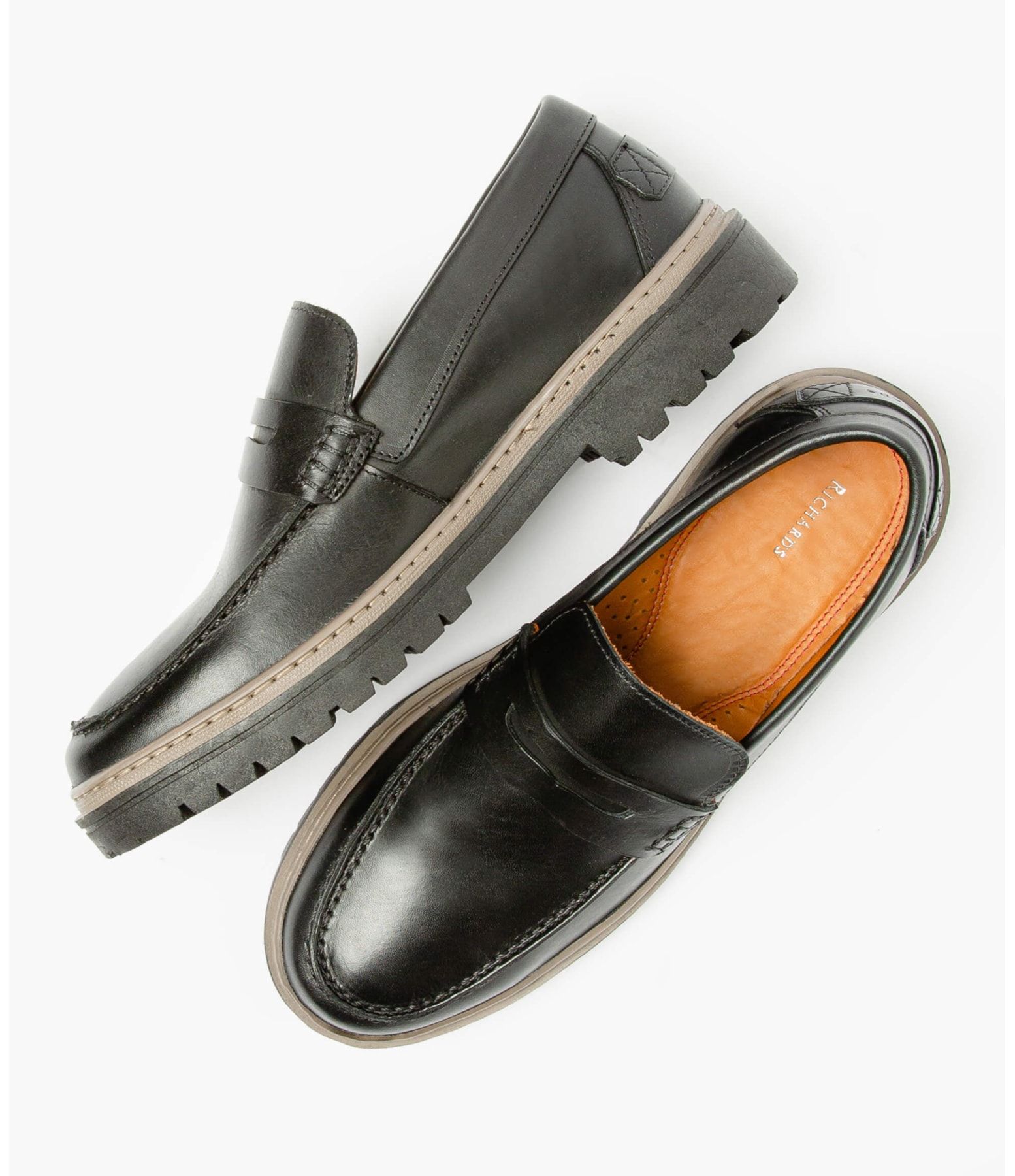 Penny Loafer Rubber Preto