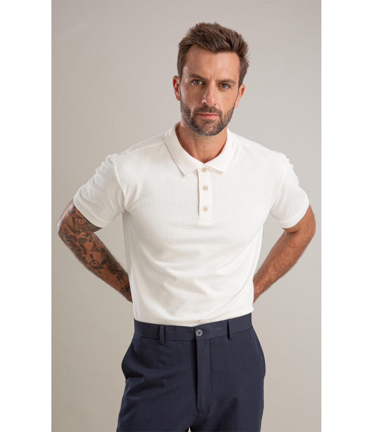 Polo Agata Mc Bf Off White