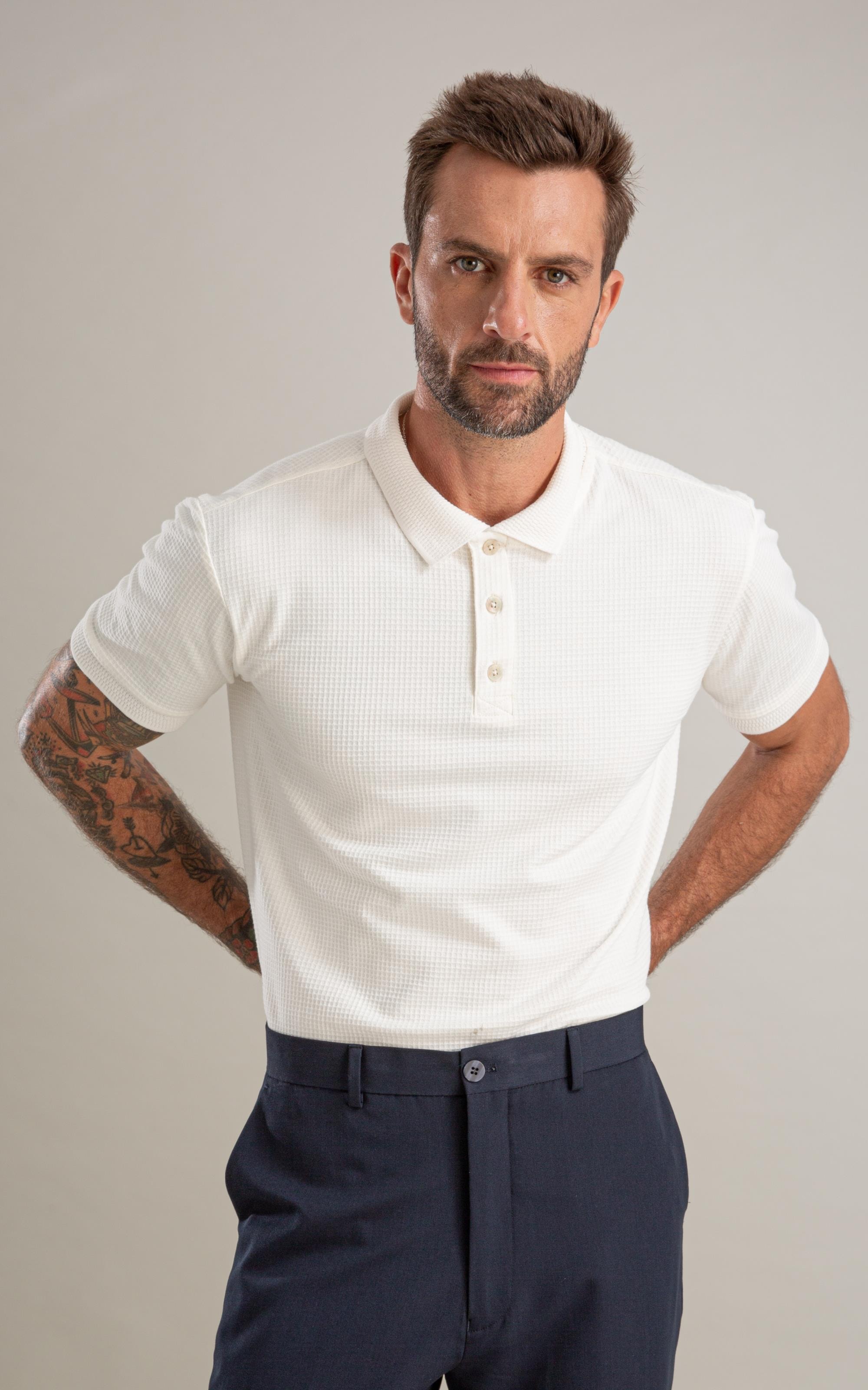 Polo Agata Mc Bf Off White