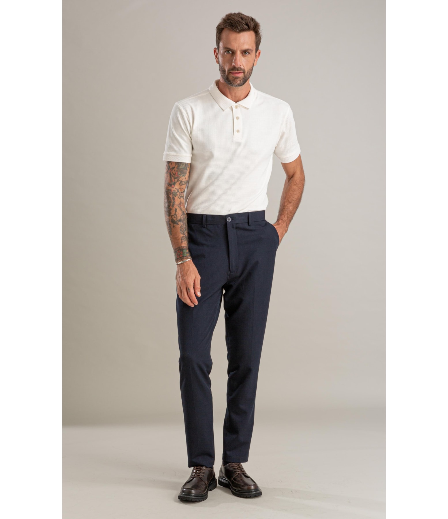 Polo Agata Mc Bf Off White