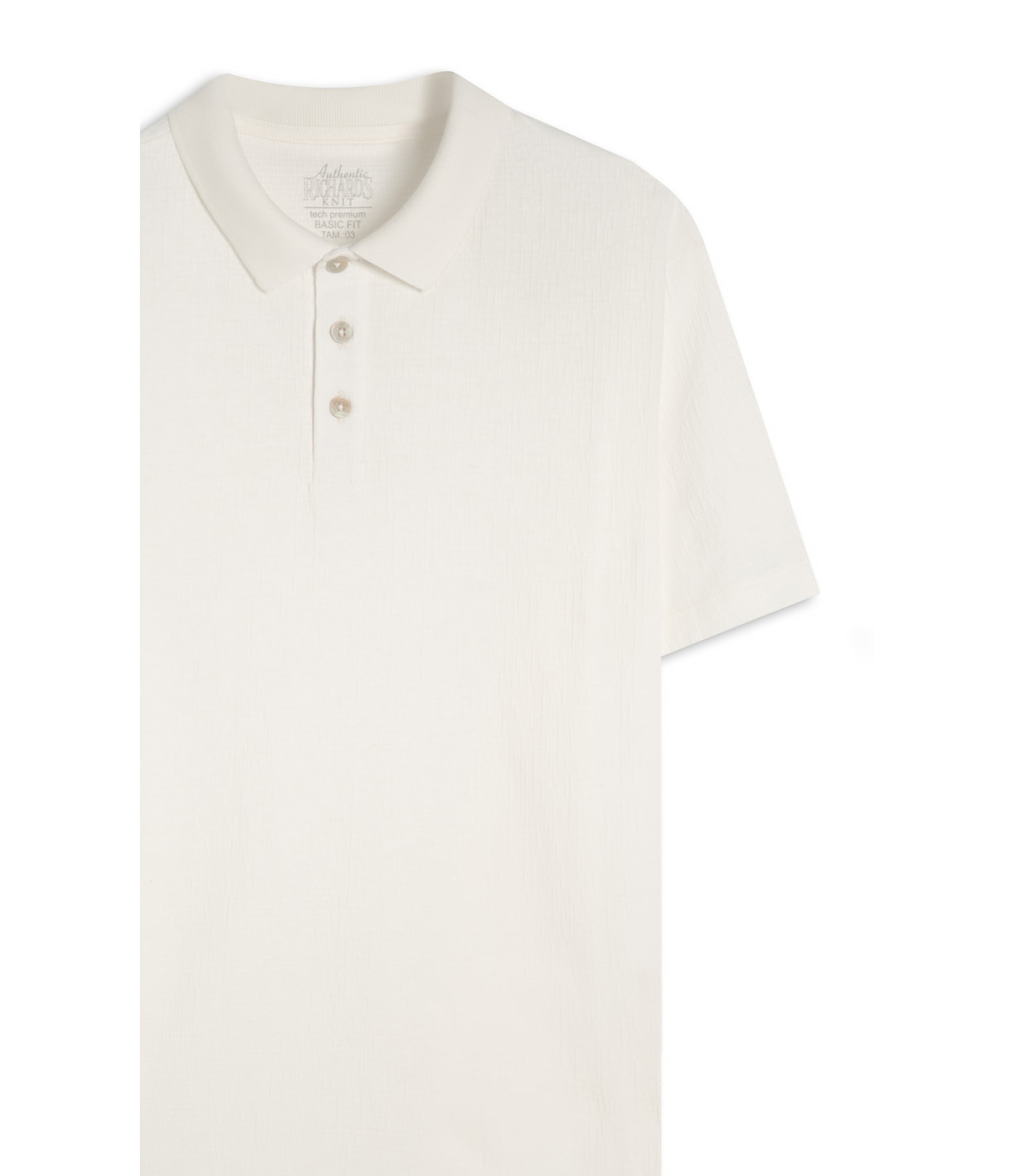 Polo Anarruga Mc Bf Off White