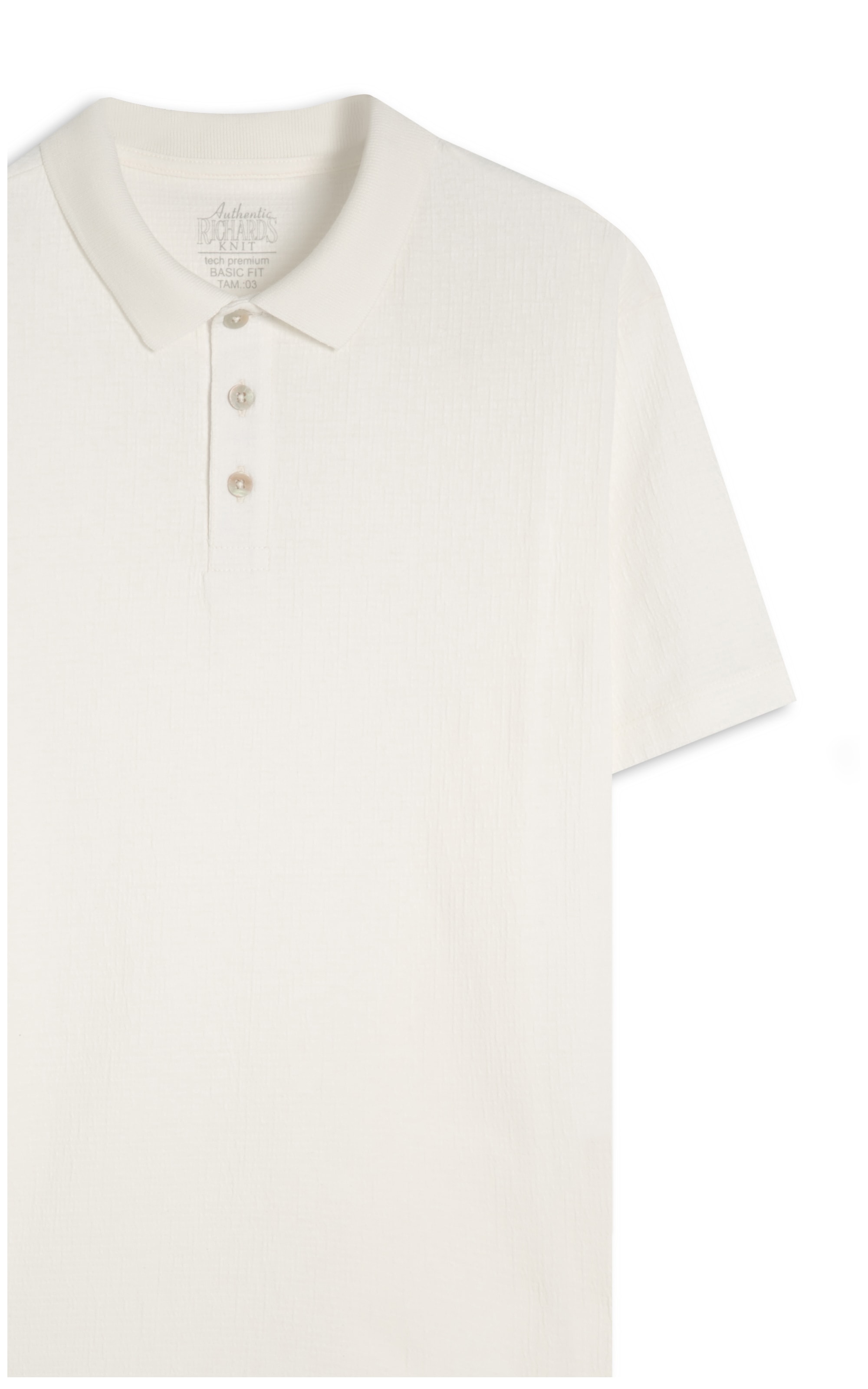 Polo Anarruga Mc Bf Off White