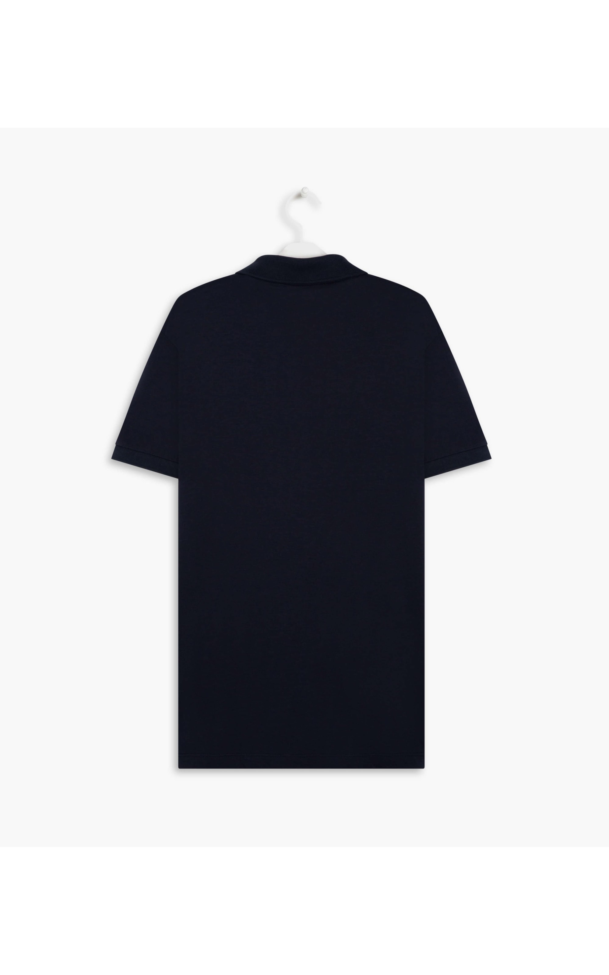 Polo Basic Grid Pima Dark Navy