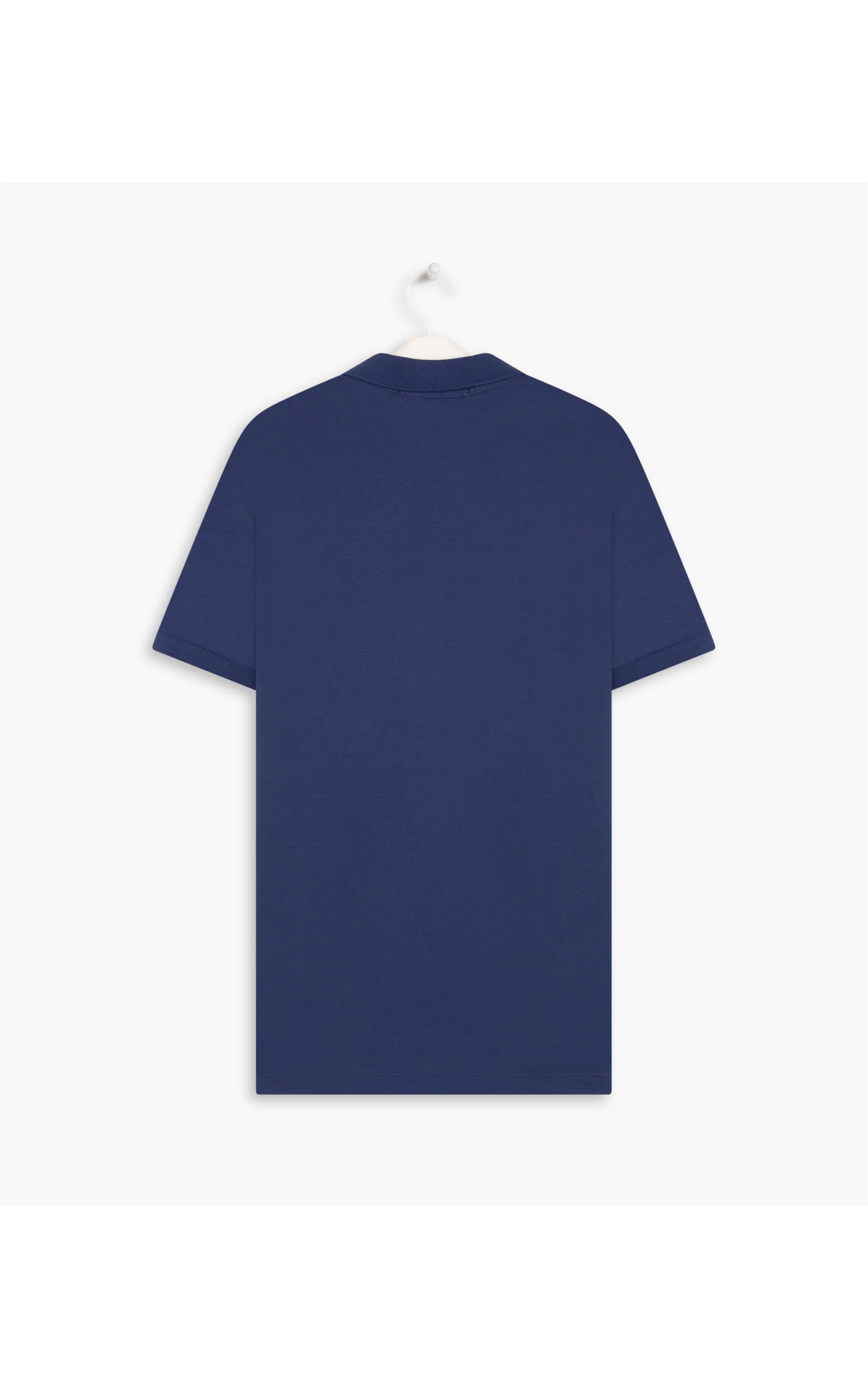 Polo Basic Grid Pima Dark Navy