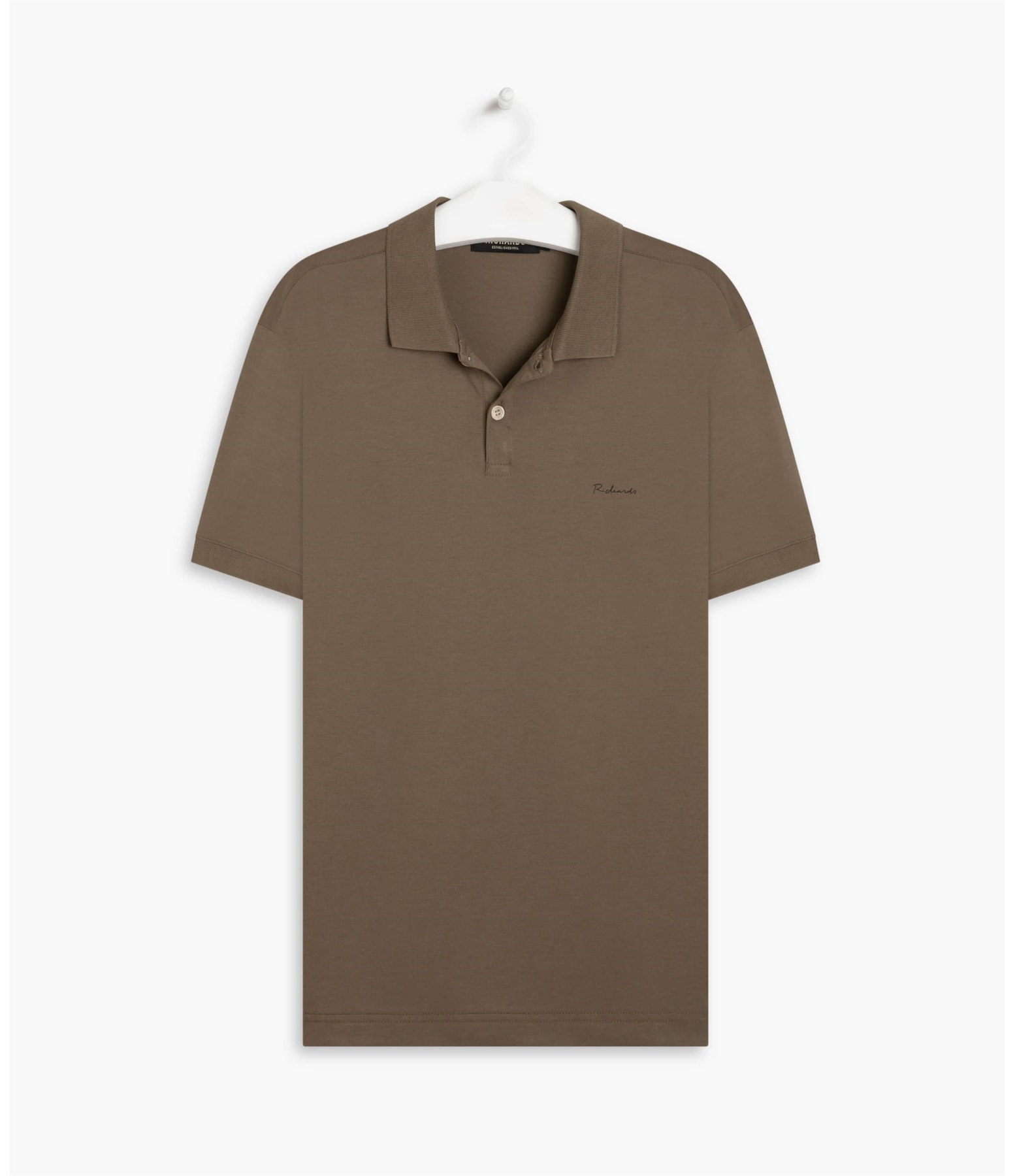 Polo Basic Grid Pima Havana