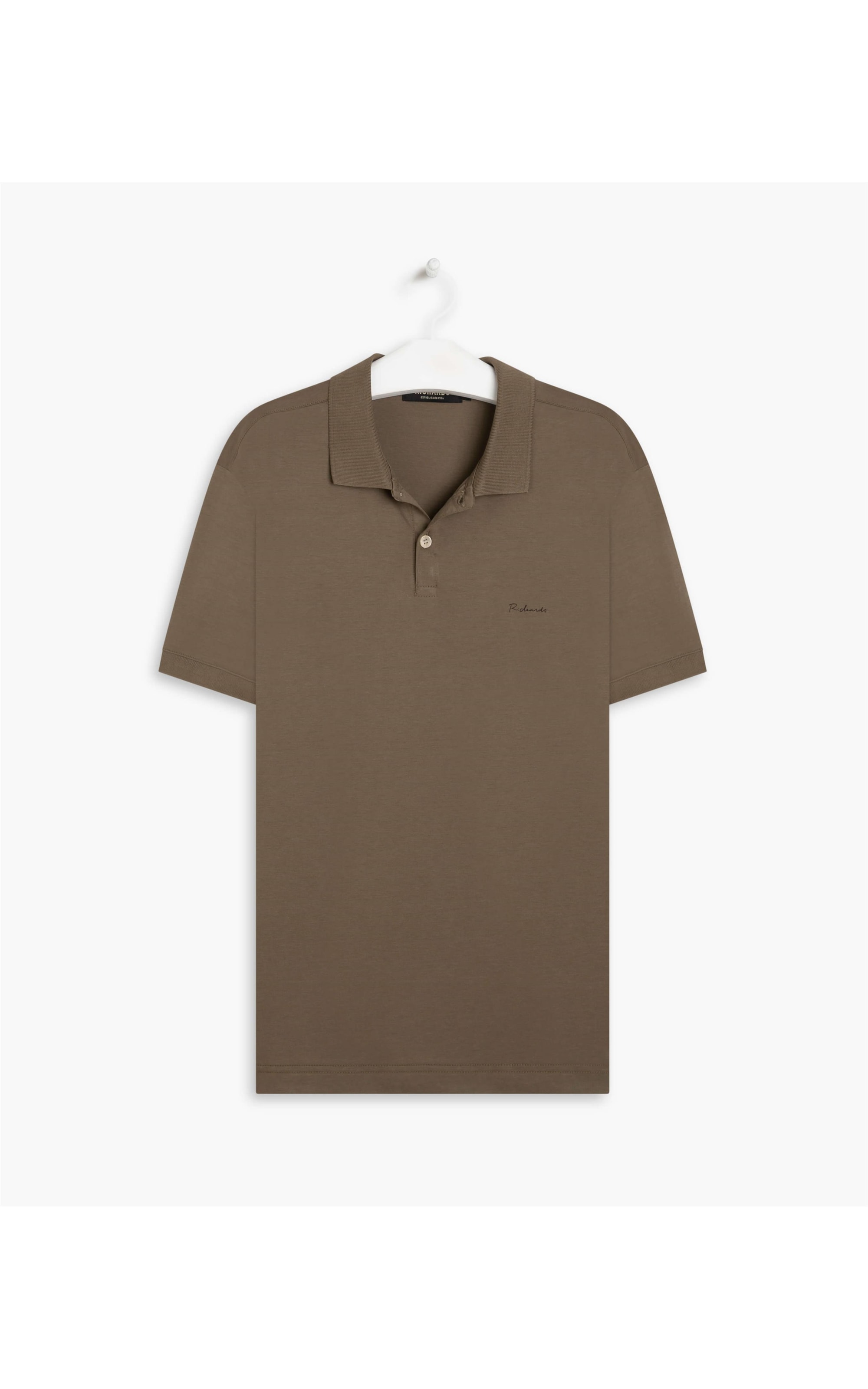 Polo Basic Grid Pima Havana