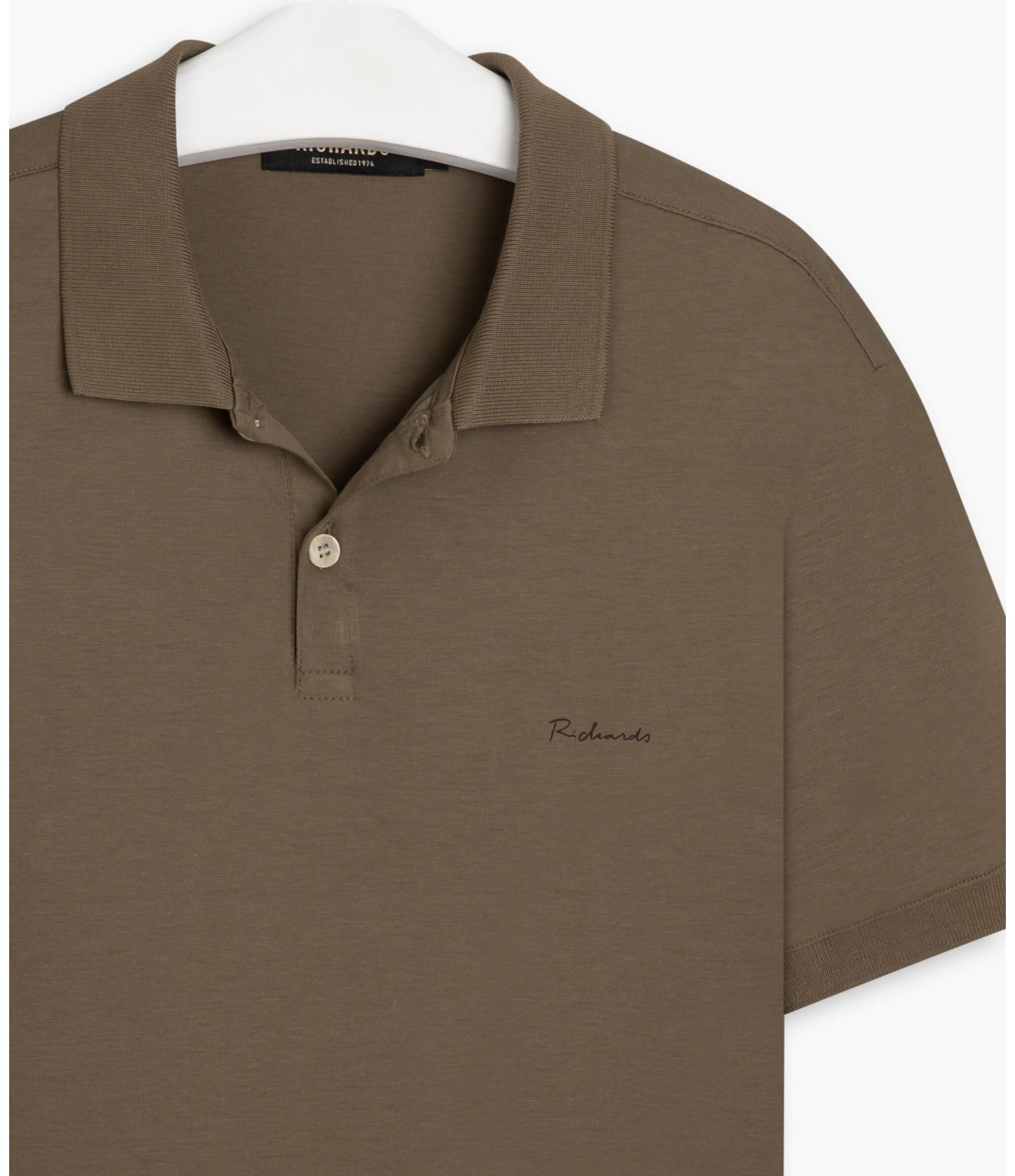 Polo Basic Grid Pima Havana