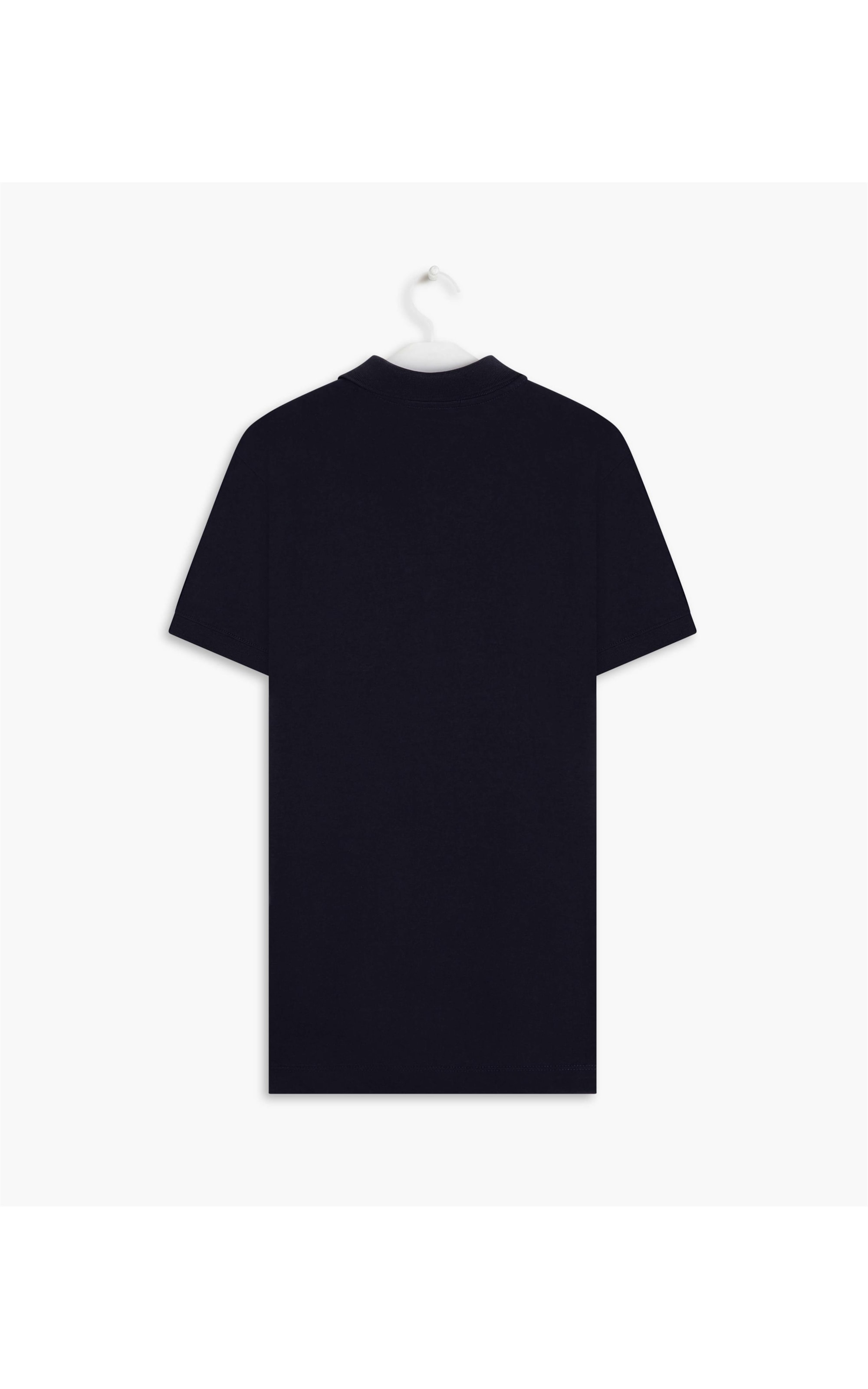 Polo Basic Grid Pima Marinho