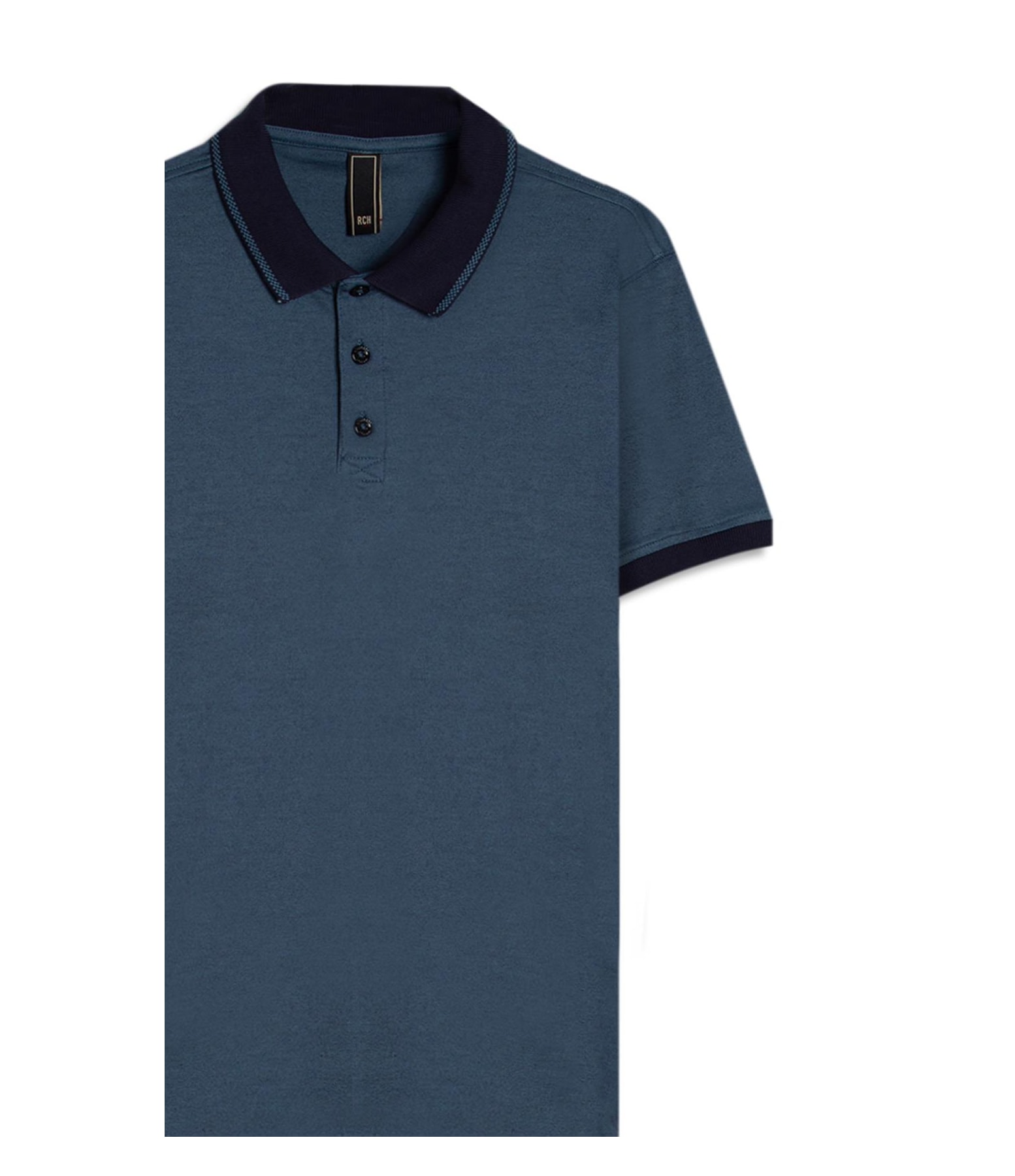 Polo Casual Greg Pima Azul Medio