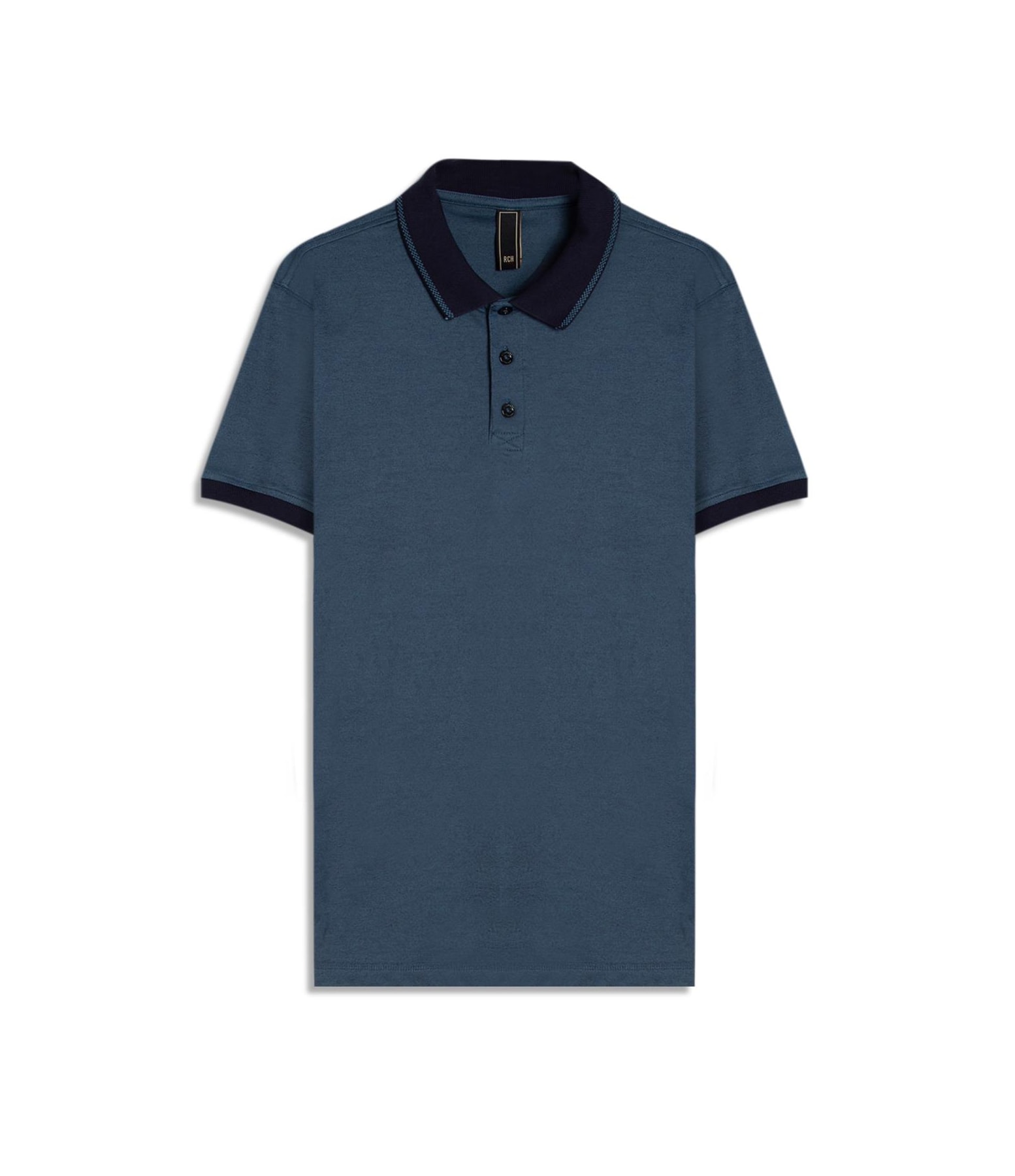 Polo Casual Greg Pima Azul Medio