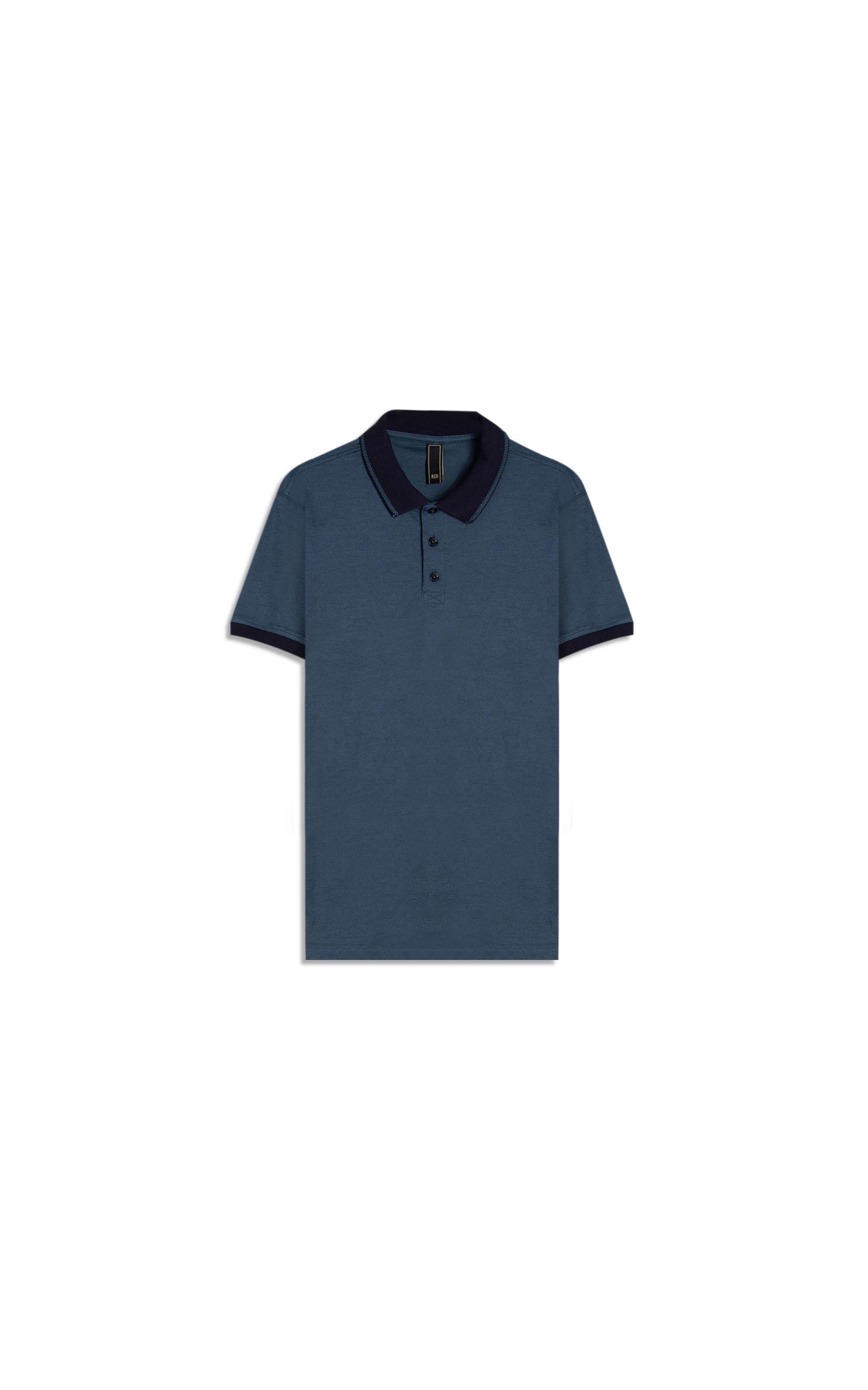Polo Casual Greg Pima Azul Medio