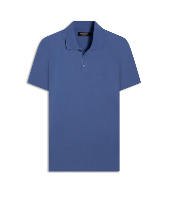 Polo Casual Pima Azul Jeans