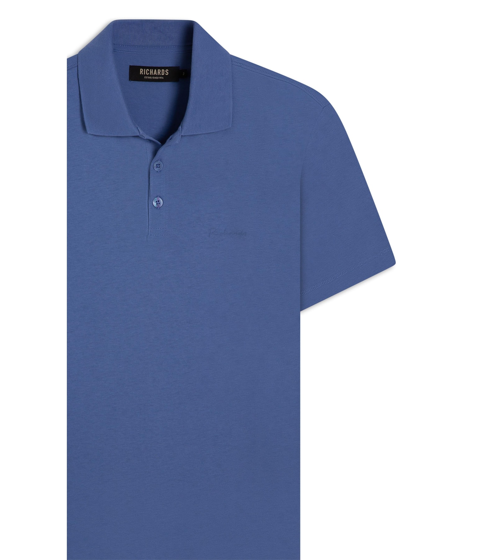 Polo Casual Pima Azul Jeans