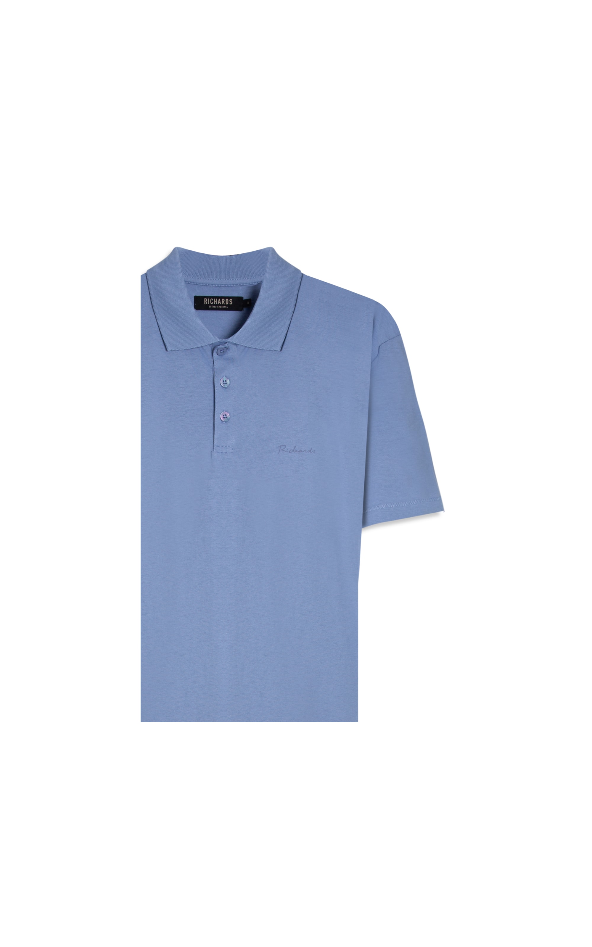 Polo Casual Pima Azul Pervante