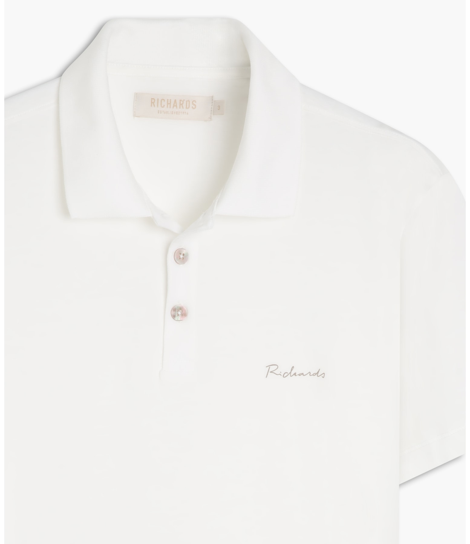 Polo Casual Pima Branco