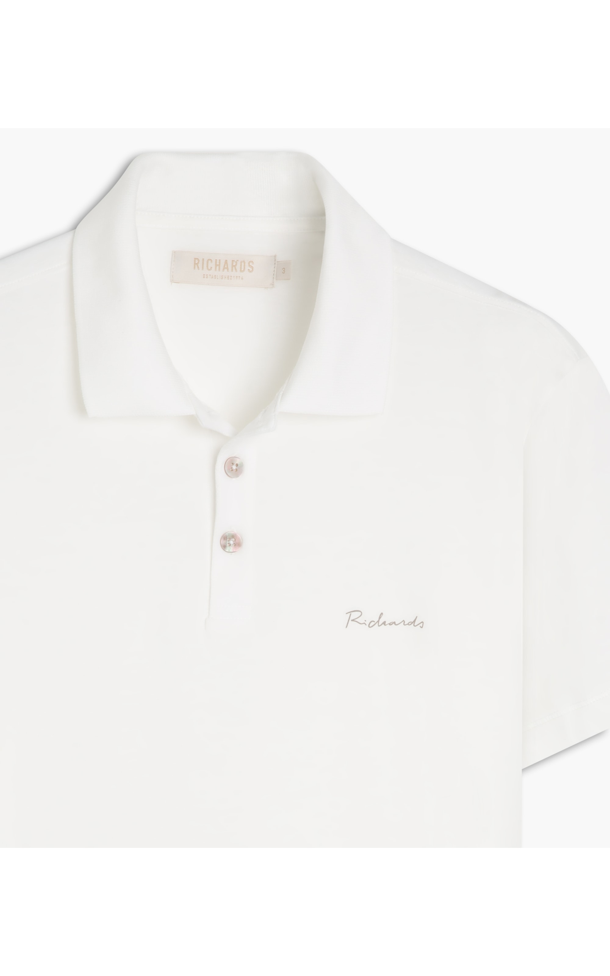 Polo Casual Pima Branco