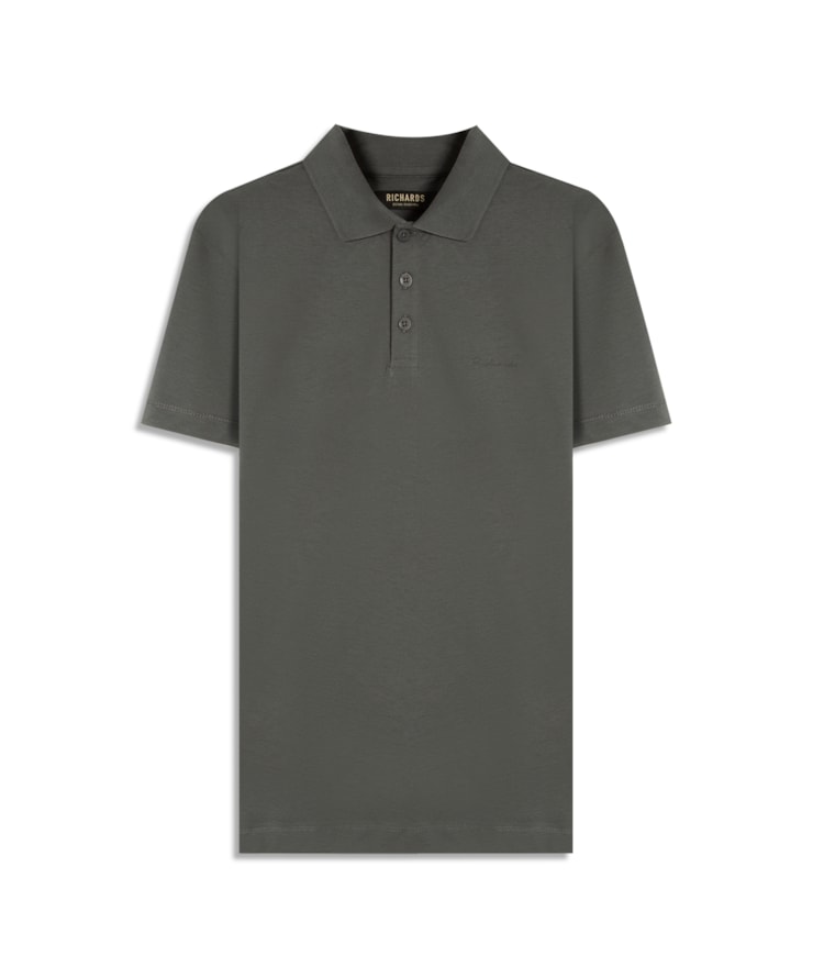 Polo Casual Pima Grafite