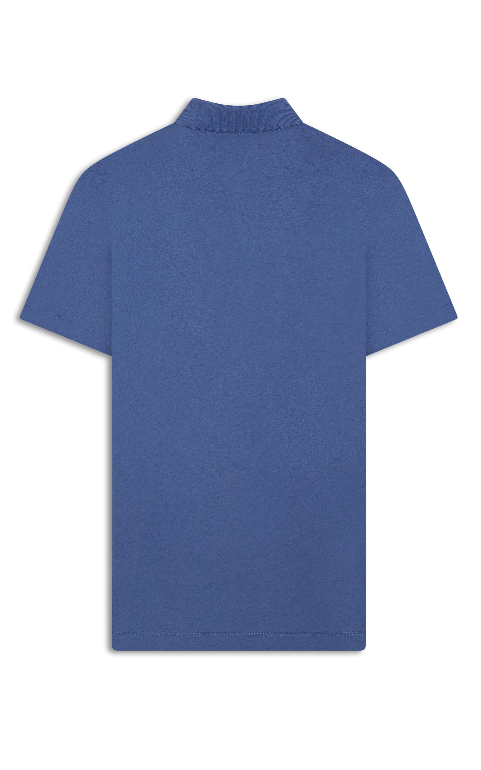 Polo Casual Pima Mc Azul Jeans