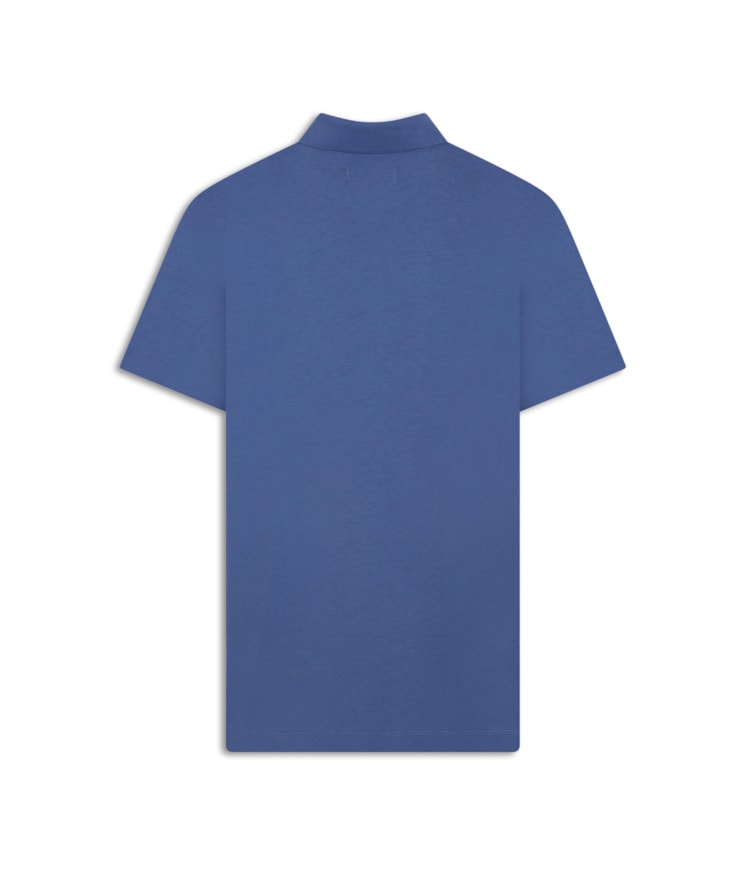 Polo Casual Pima Mc Azul Jeans