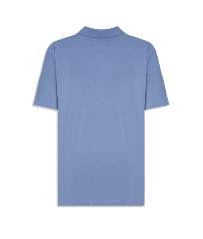 Polo Casual Pima Mc Azul Pervante