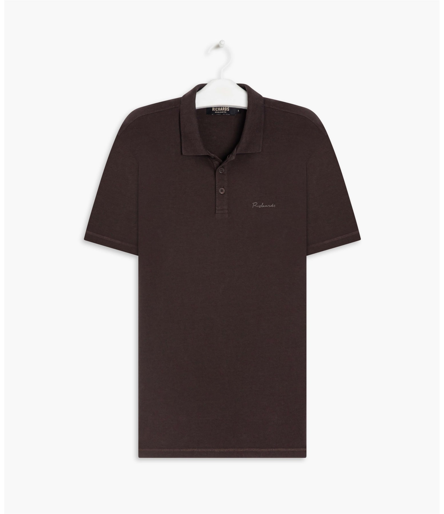 Polo Casual Pima Mc Dark Brown