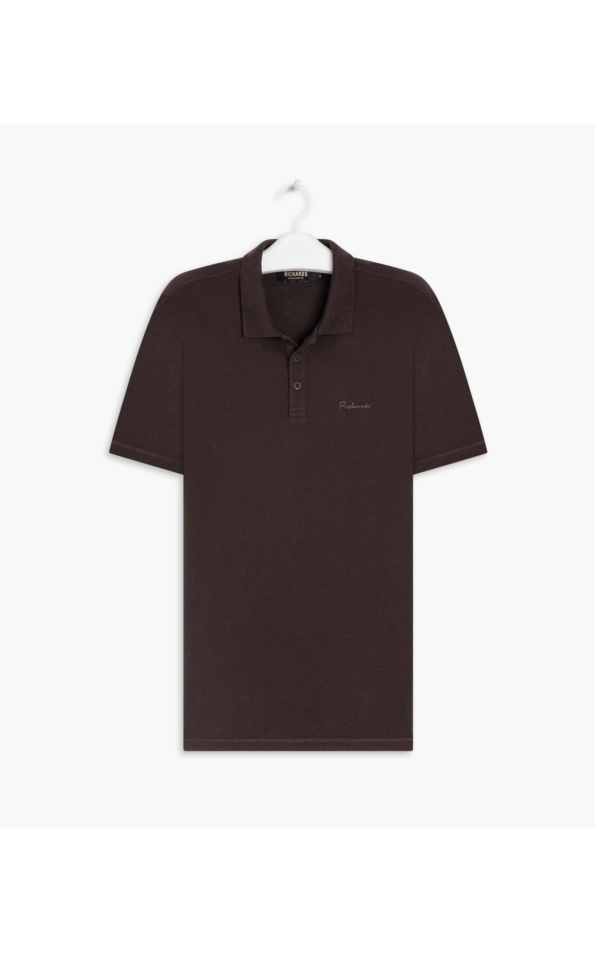 Polo Casual Pima Mc Dark Brown