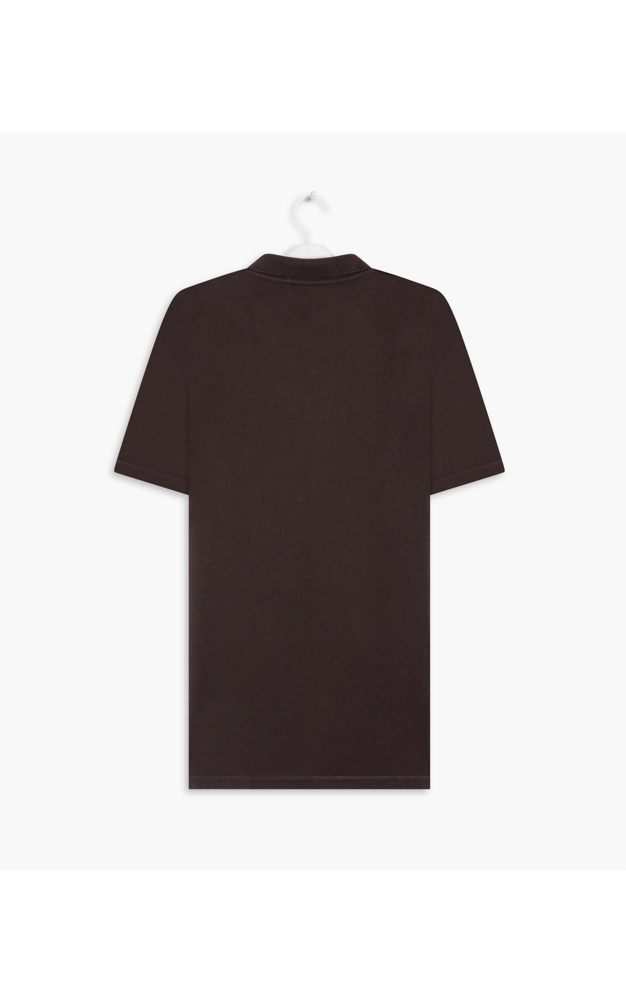 Polo Casual Pima Mc Dark Brown