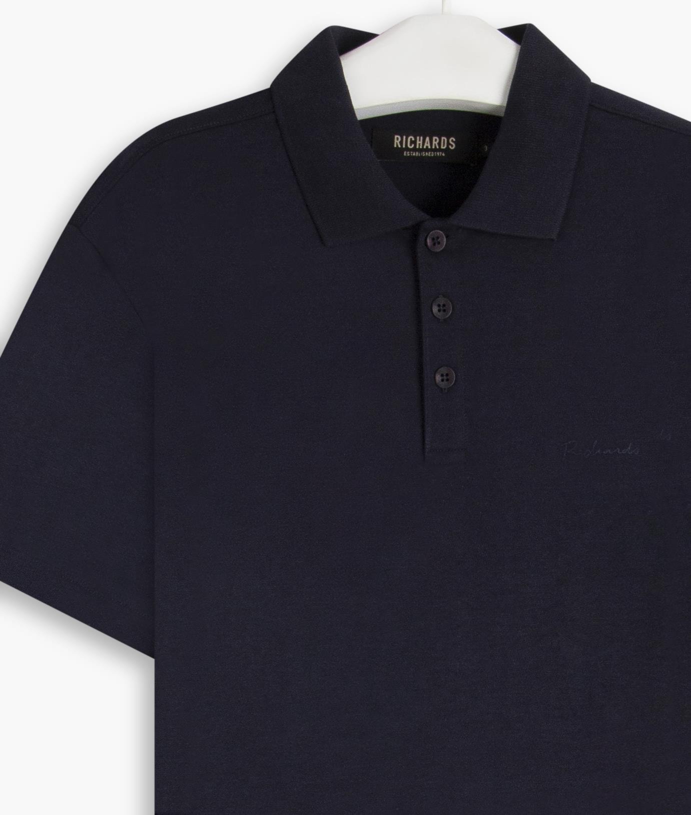 Polo Casual Pima Mc Dark Navy