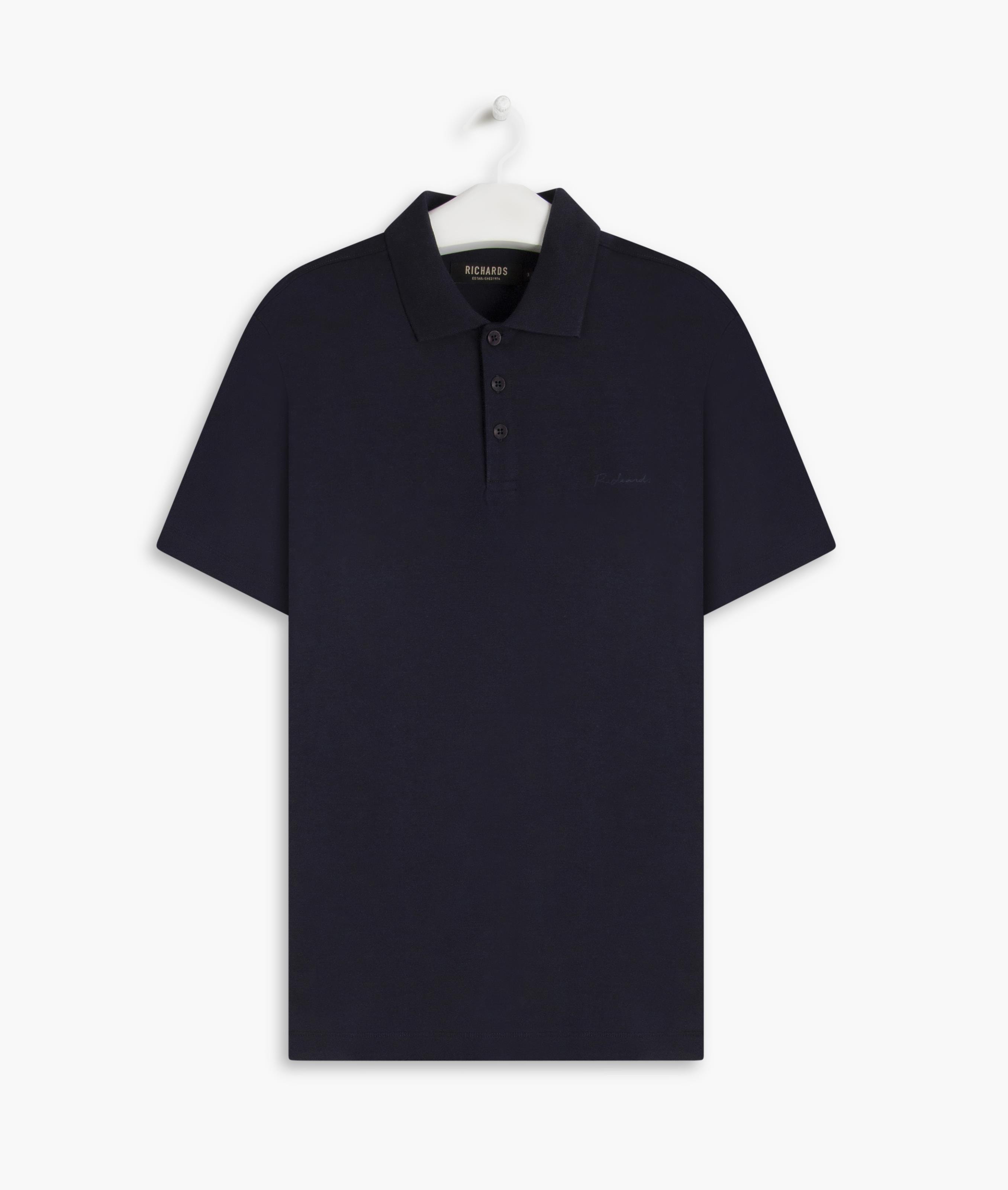 Polo Casual Pima Mc Dark Navy
