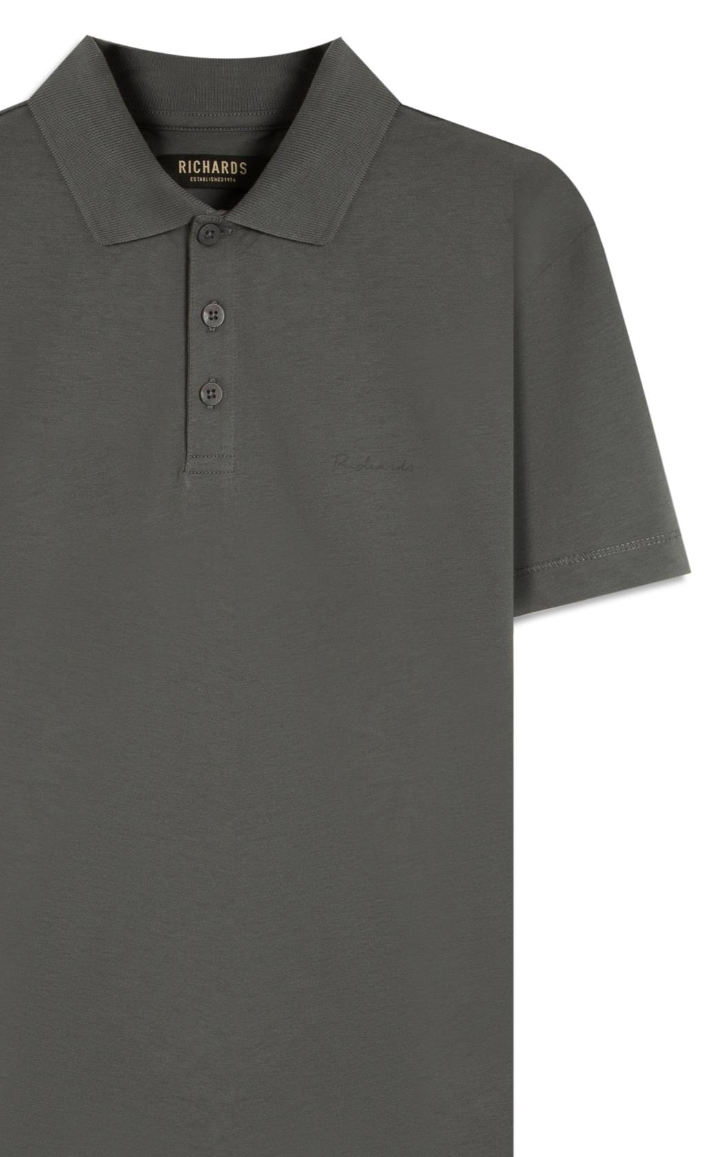 Polo Casual Pima Mc Grafite