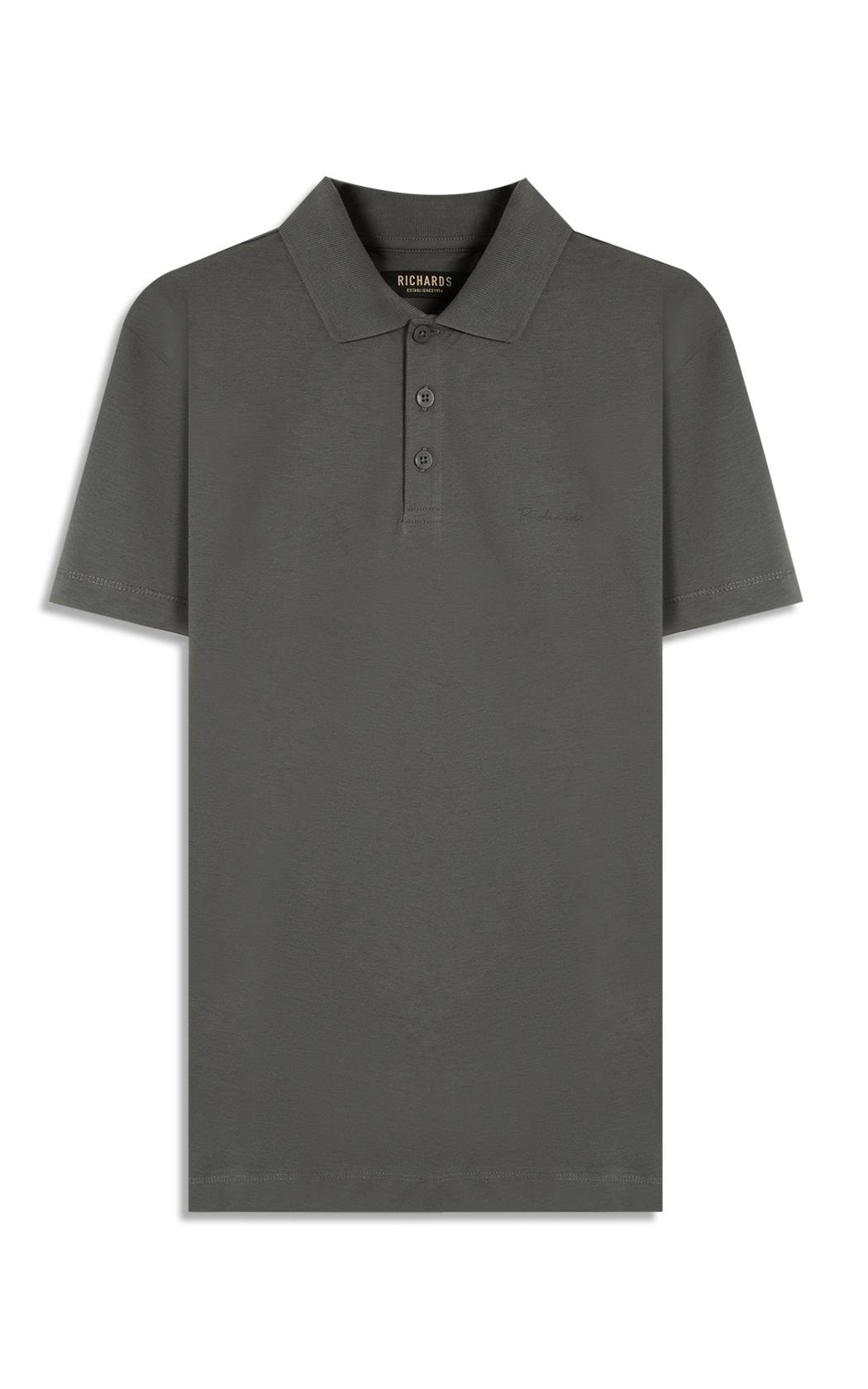 Polo Casual Pima Mc Grafite