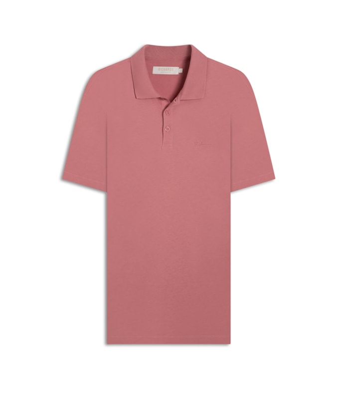 Polo Casual Pima Mc Rosa Dusty