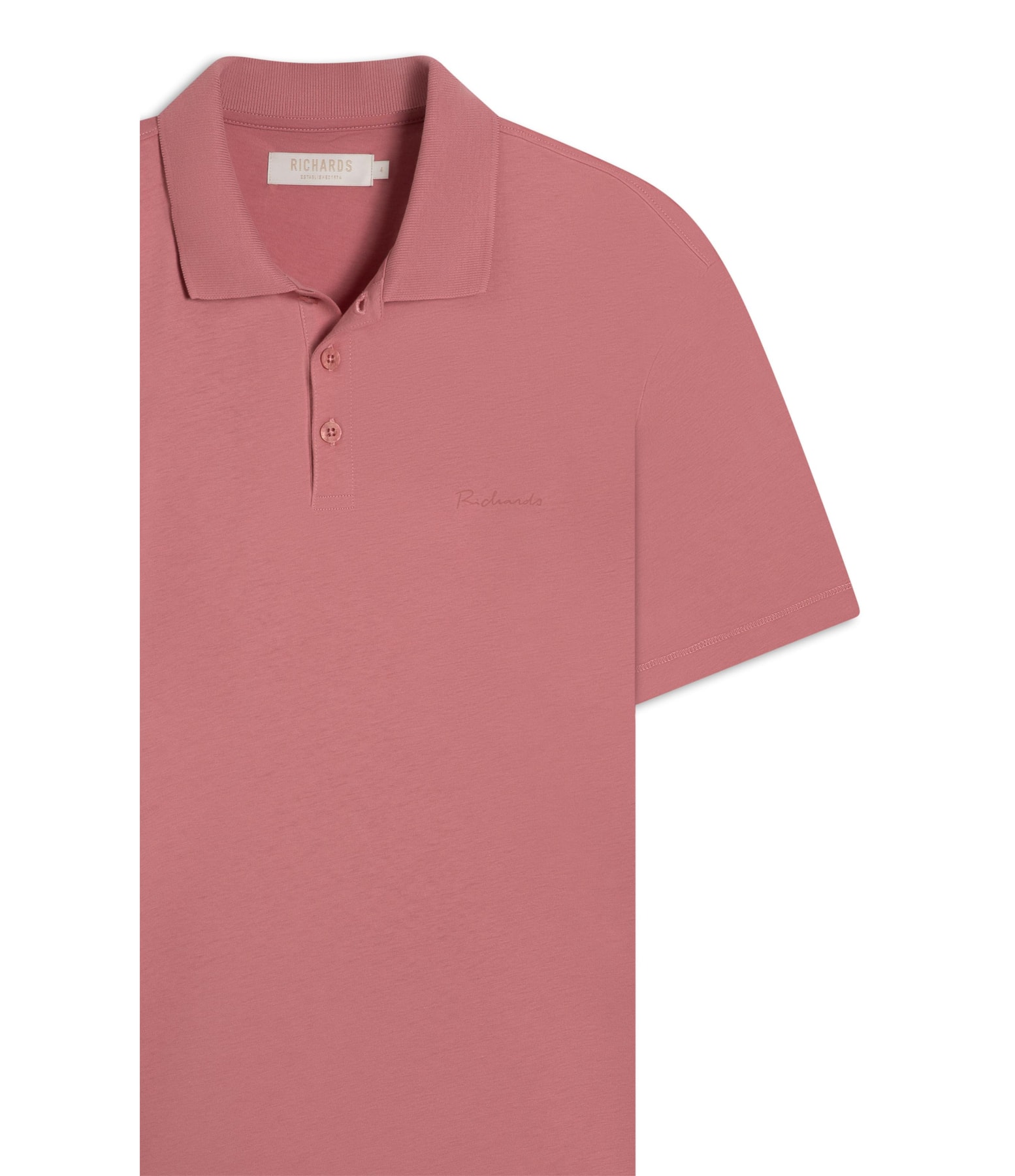 Polo Casual Pima Mc Rosa Dusty