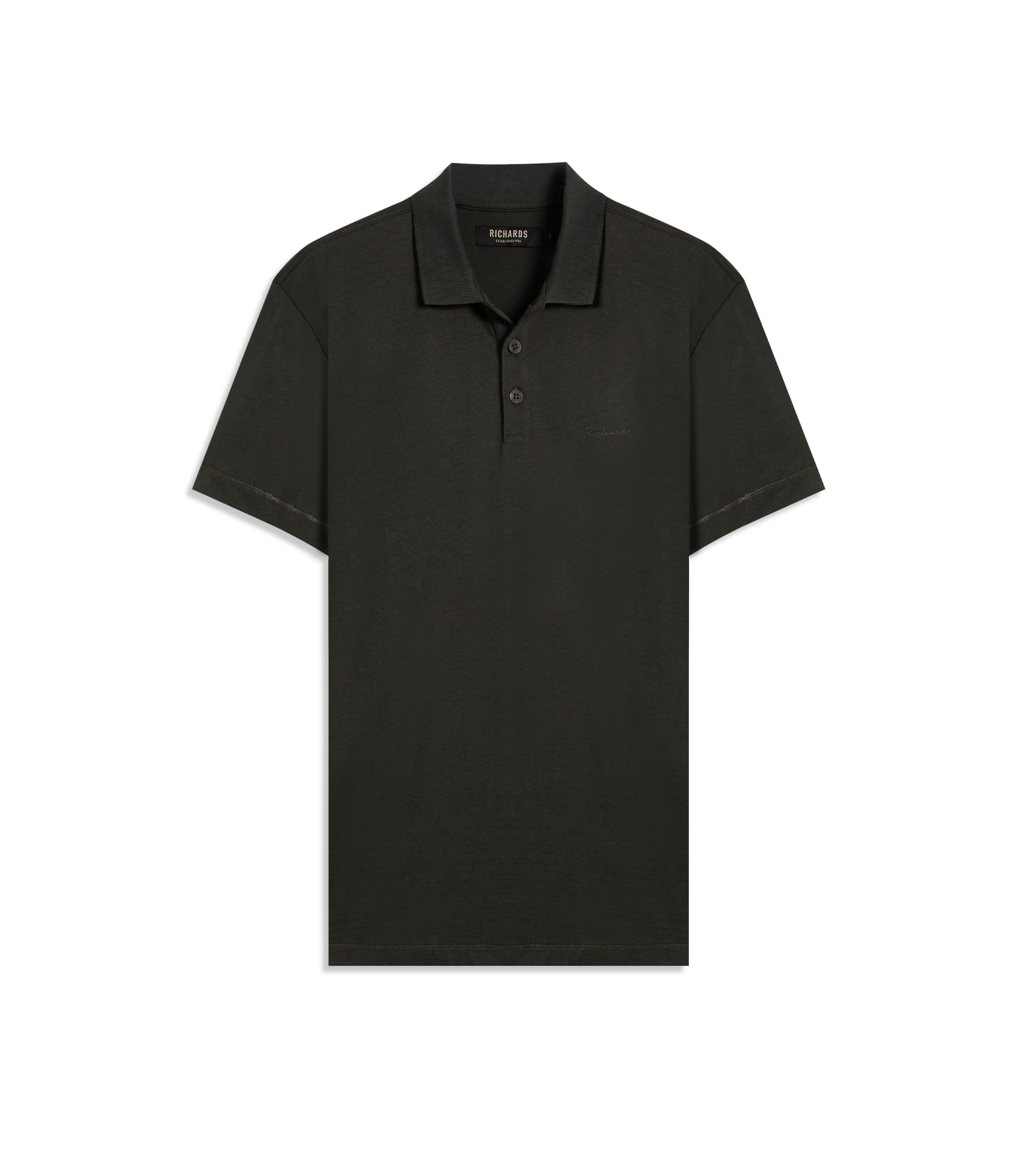 Polo Casual Pima Mc Verde Militar