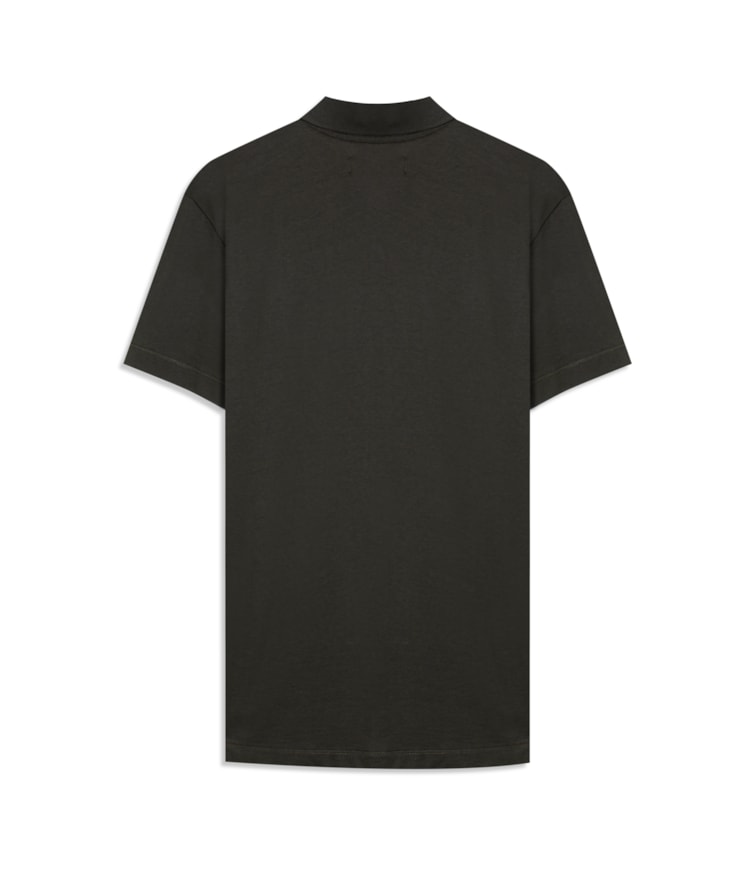 Polo Casual Pima Mc Verde Militar