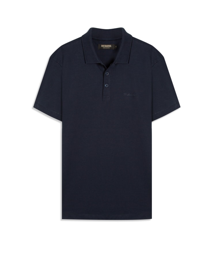 Polo Casual Pima Midnight Blue