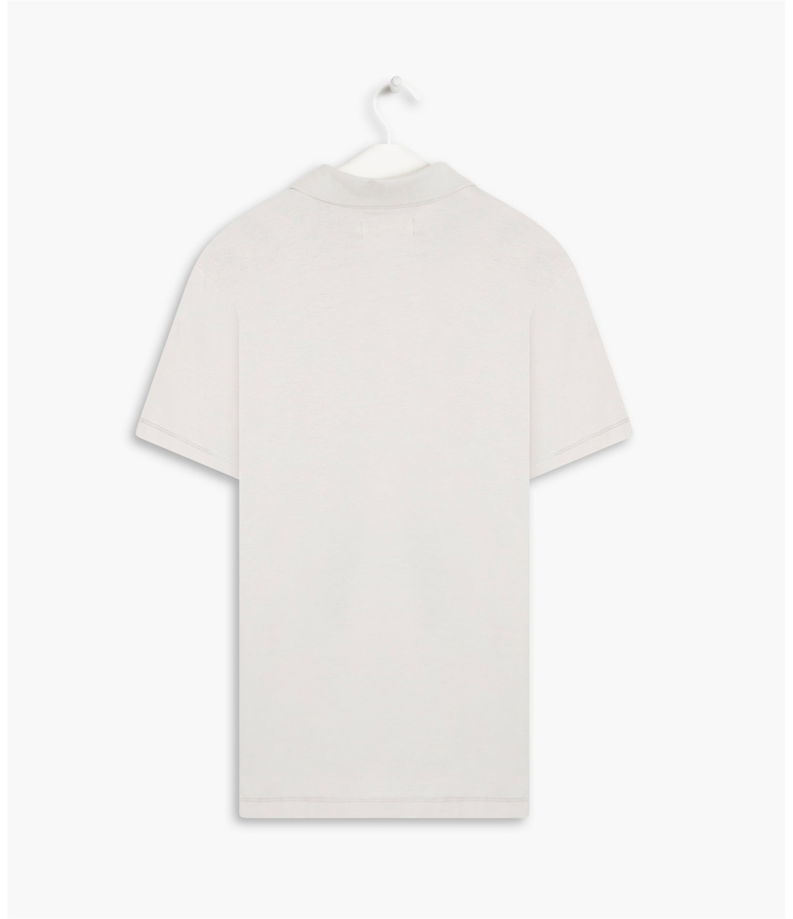 Polo Casual Pima Prata