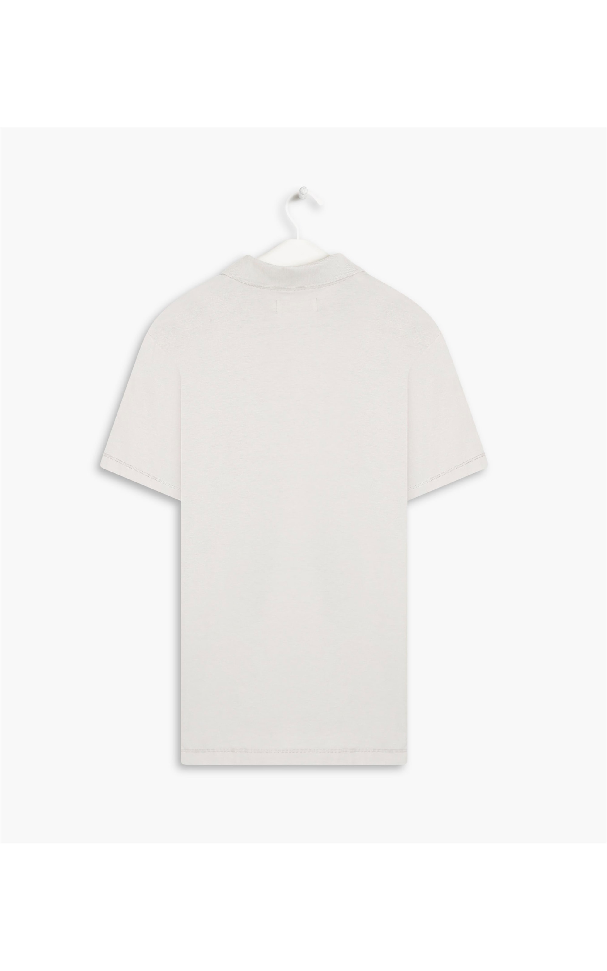 Polo Casual Pima Prata