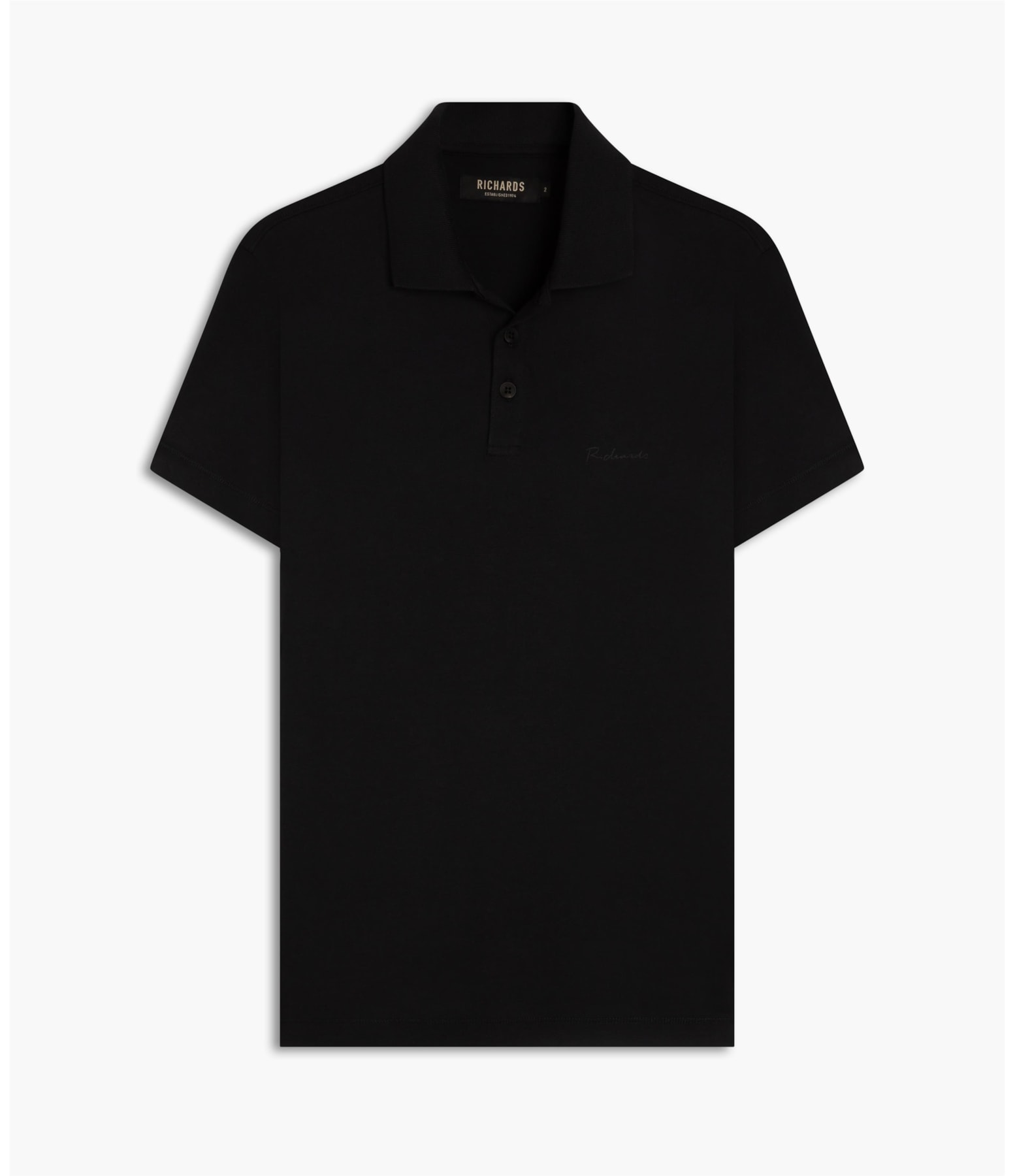 Polo Casual Pima Preto