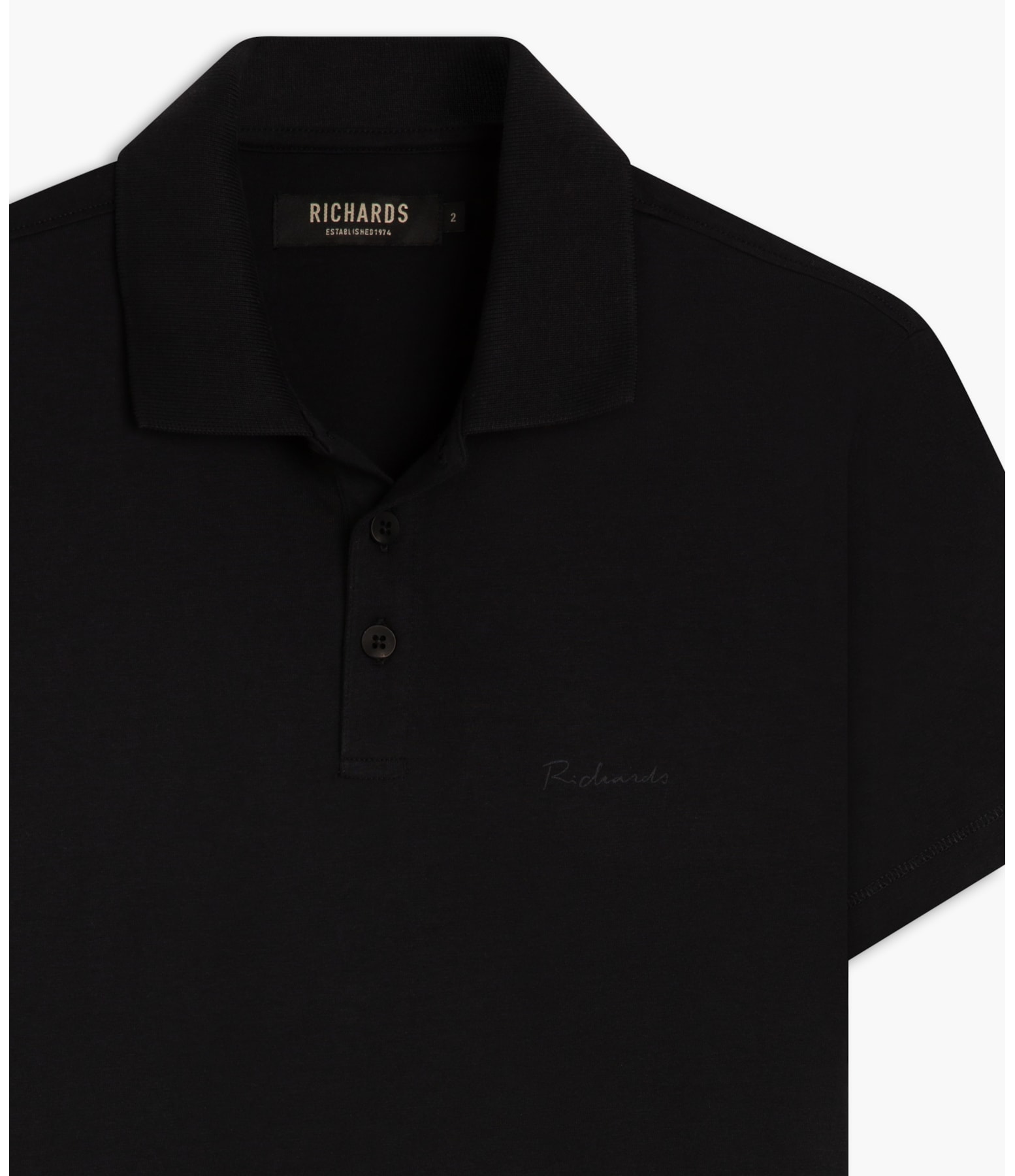 Polo Casual Pima Preto