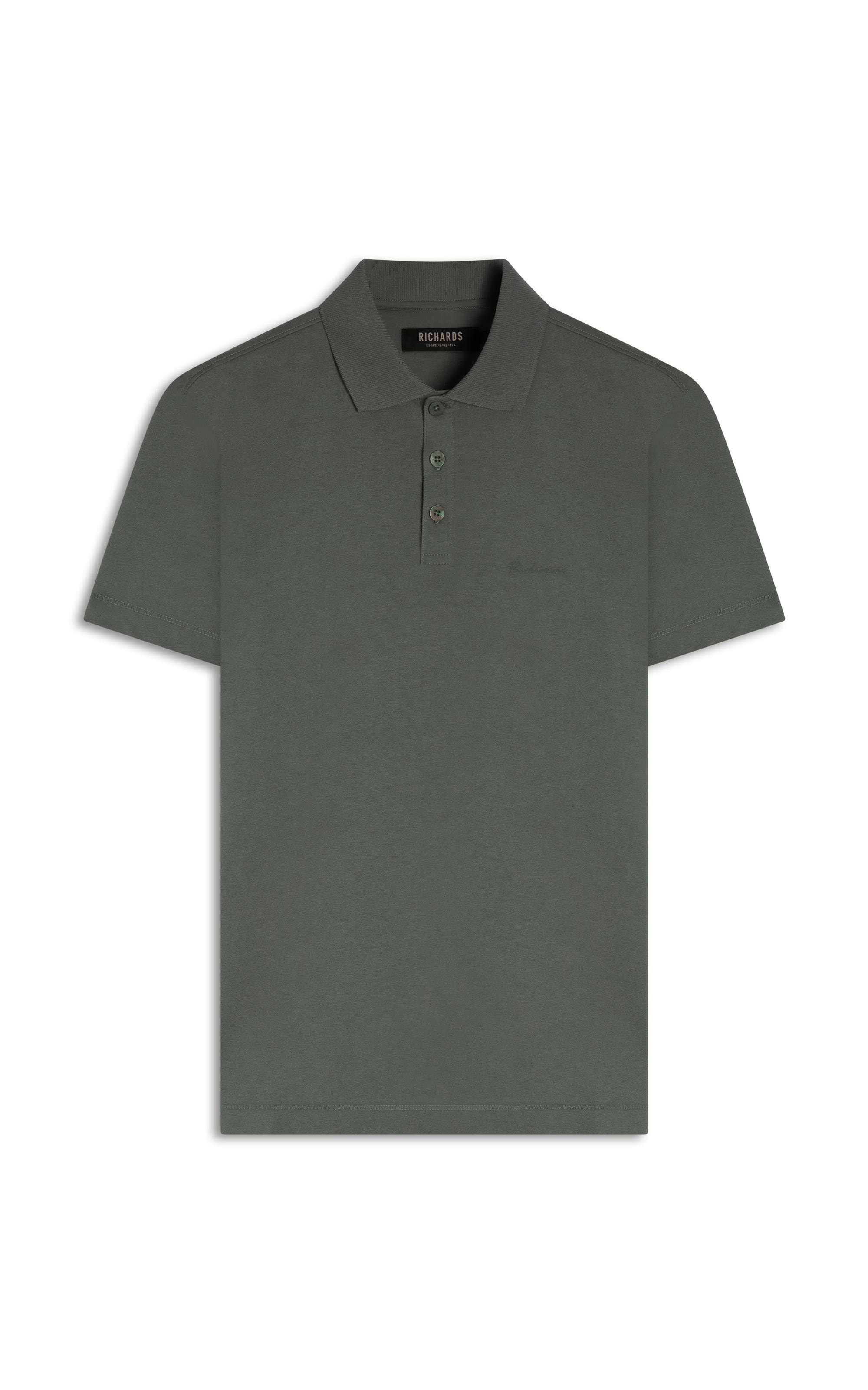 Polo Casual Pima Verde Army