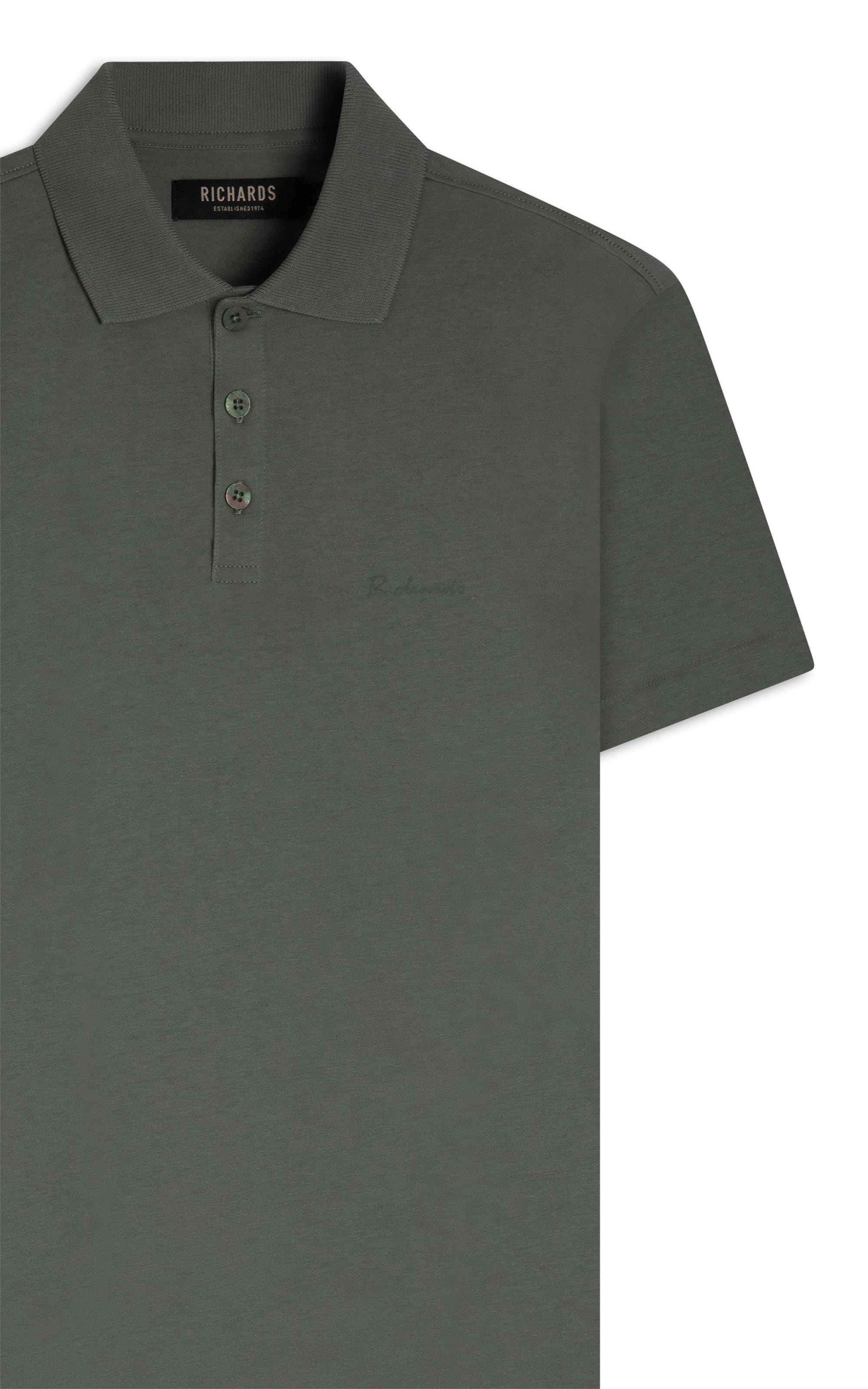 Polo Casual Pima Verde Army