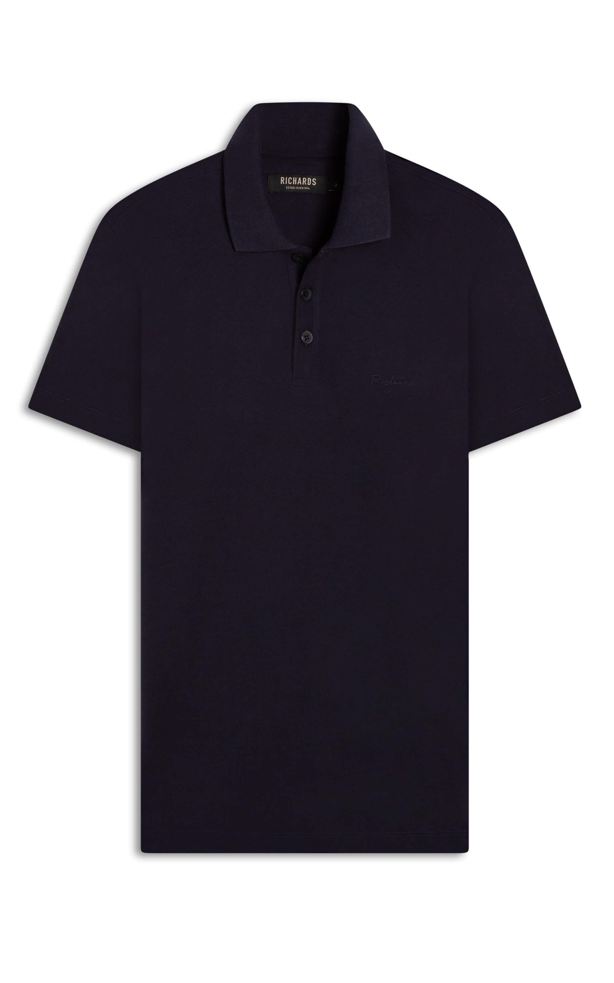 Polo Casual Piquet Pima Dark Navy