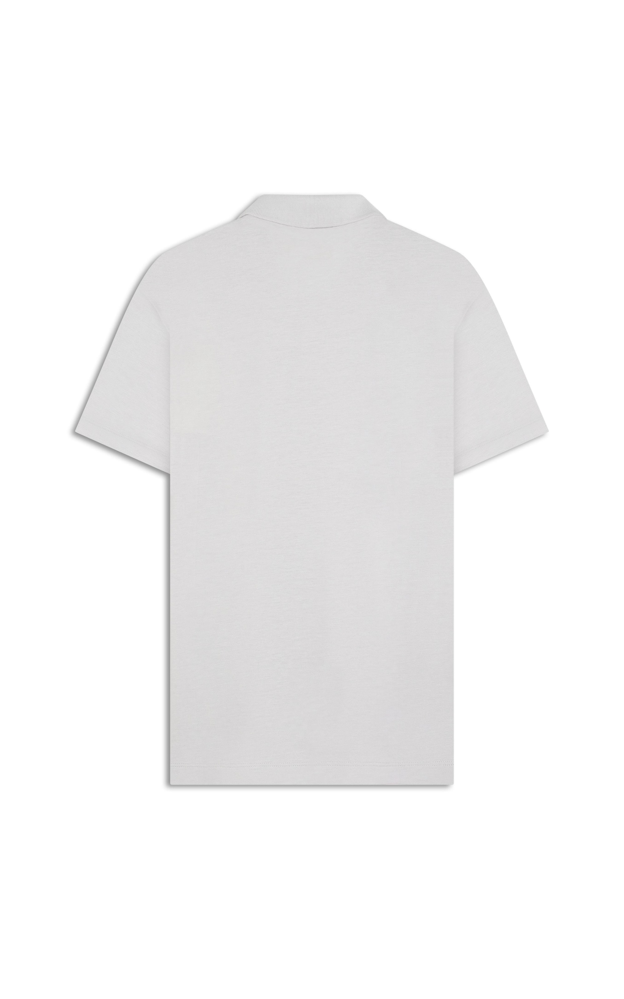 Polo Casual Piquet Pima Prata