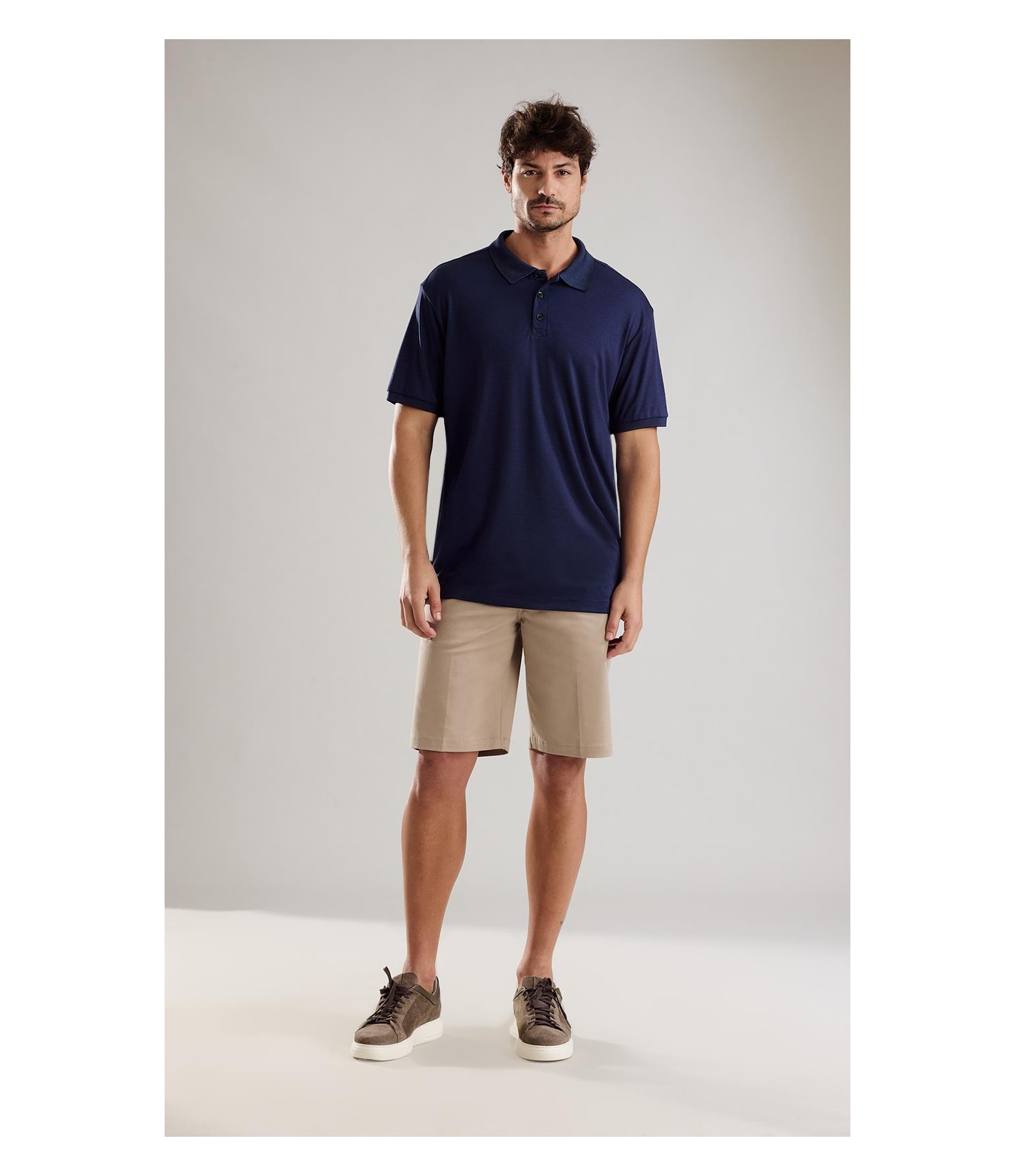 Polo Casual Rocket Modal Petroleo
