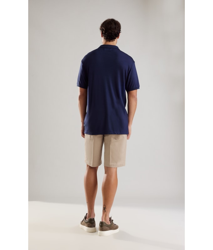 Polo Casual Rocket Modal Petroleo