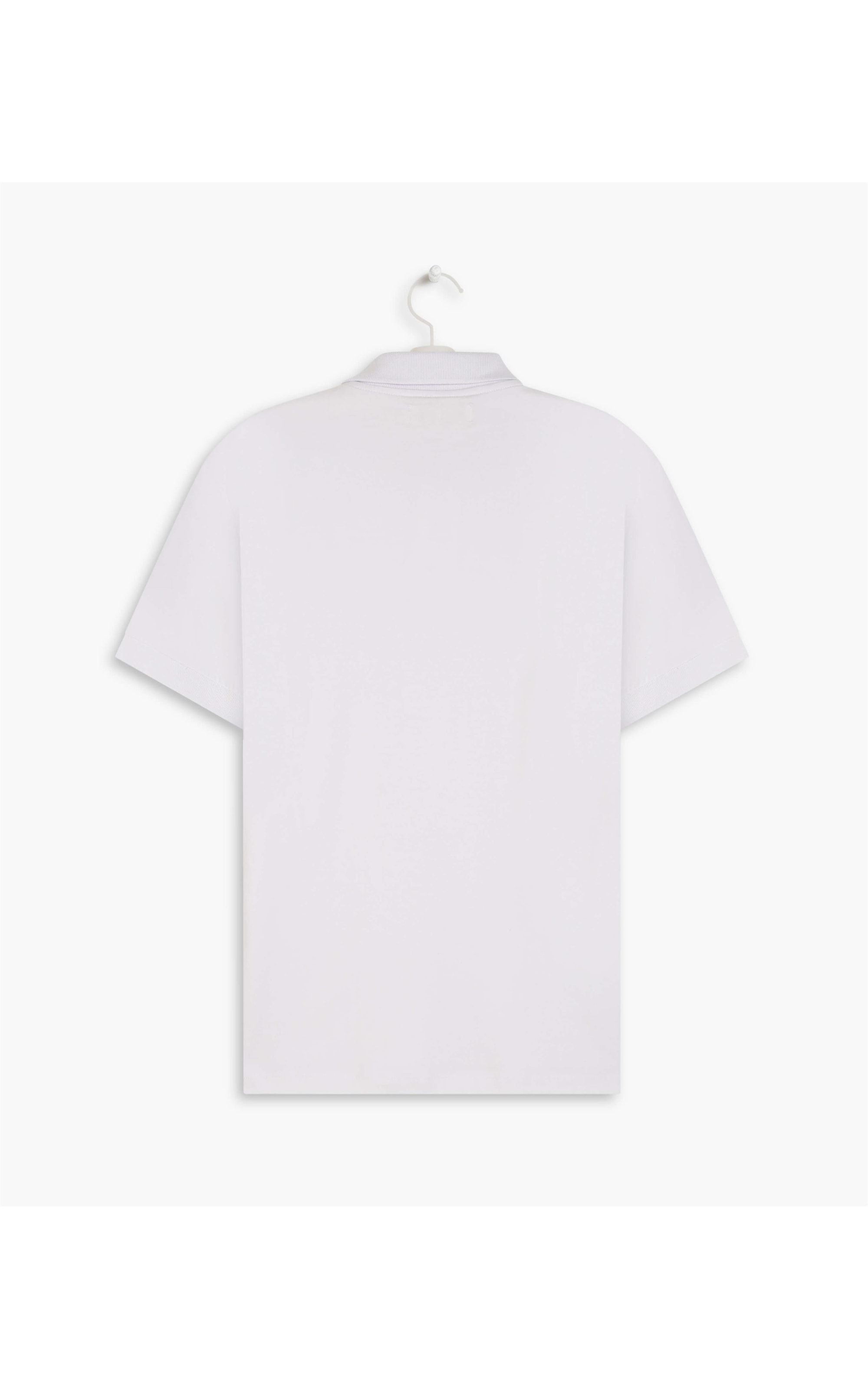 Polo Cotton Slim Basic Branco