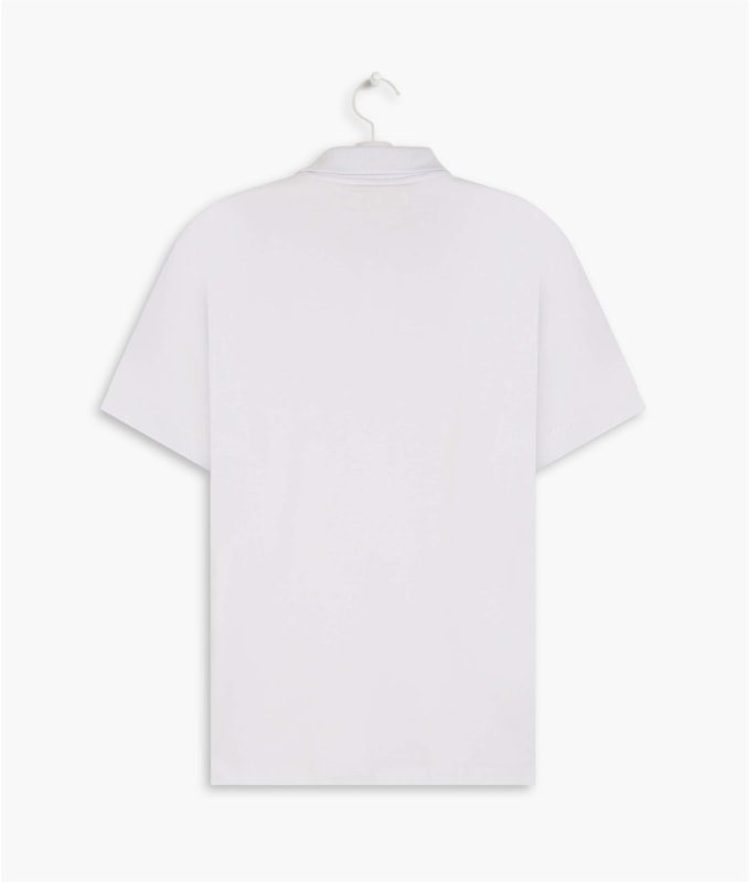 Polo Cotton Slim Basic Branco