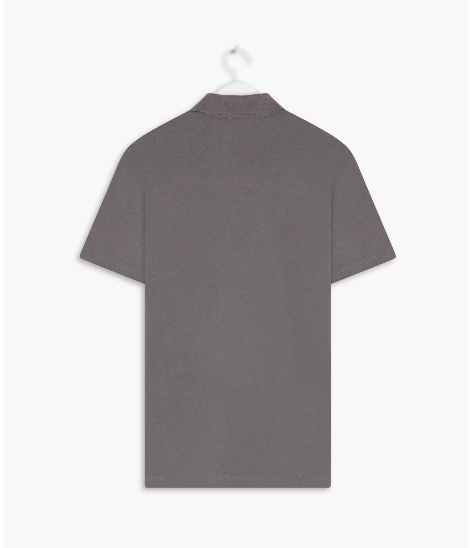  Polo Cotton Slim Basic Grafite